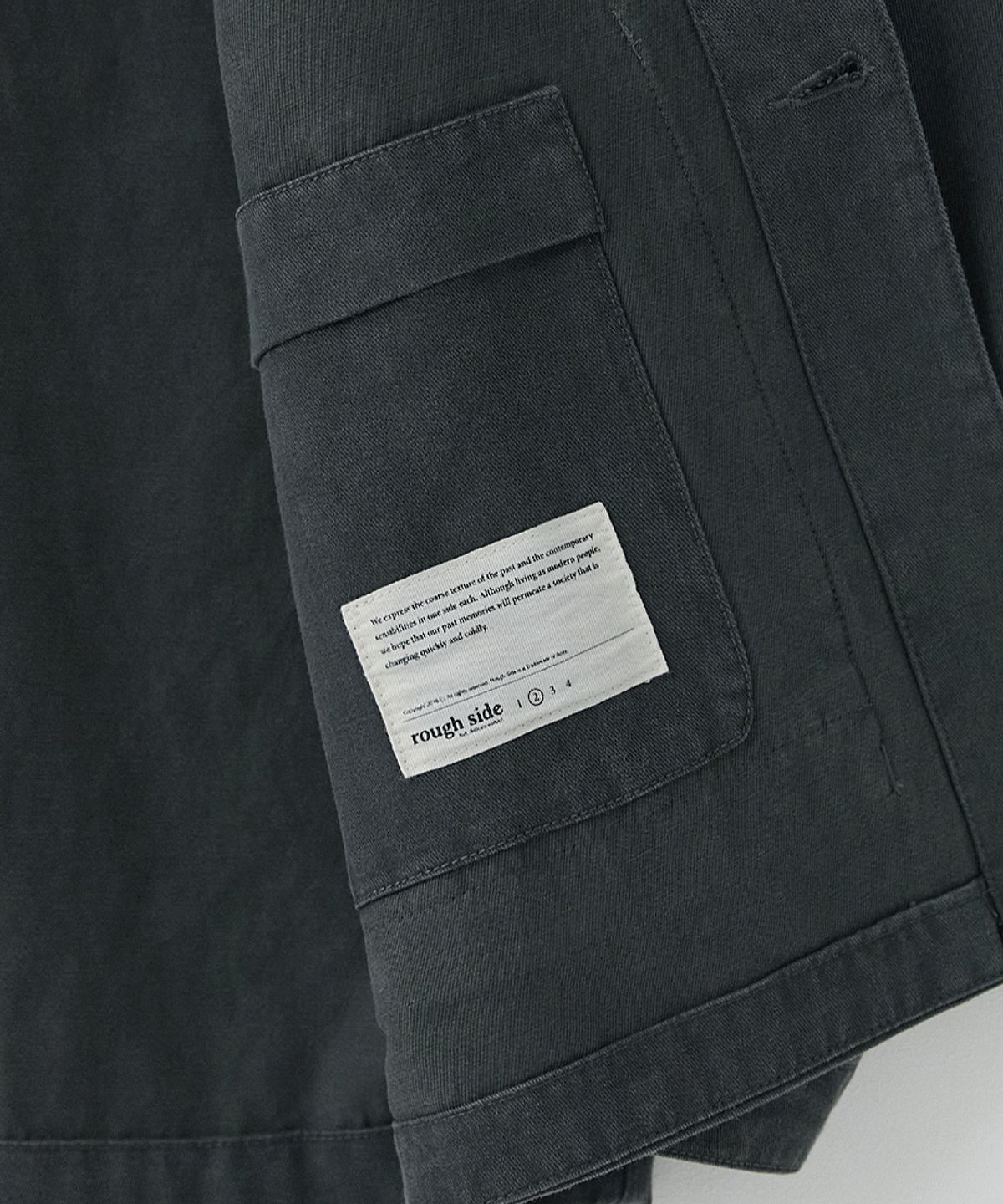 러프사이드(ROUGHSIDE) Comfort Jacket Graphite