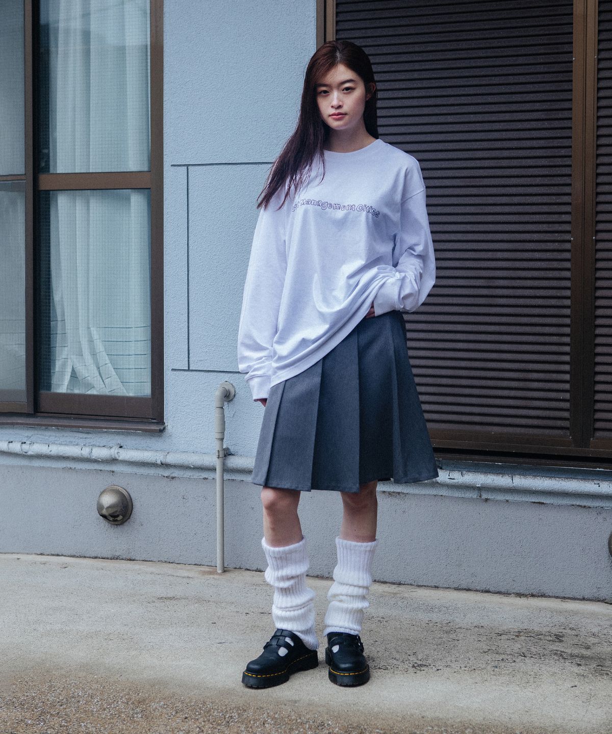 엘엠씨(LMC) FN DOODLE LONG SLV TEE heather gray