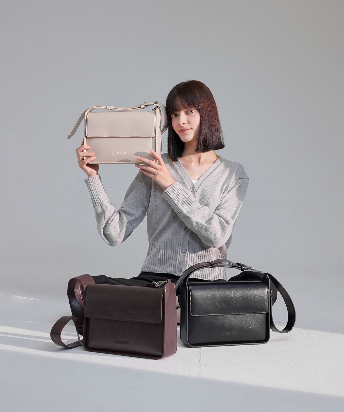 소노리얼(SONORIAL) Fino bag - 피노백 블랙