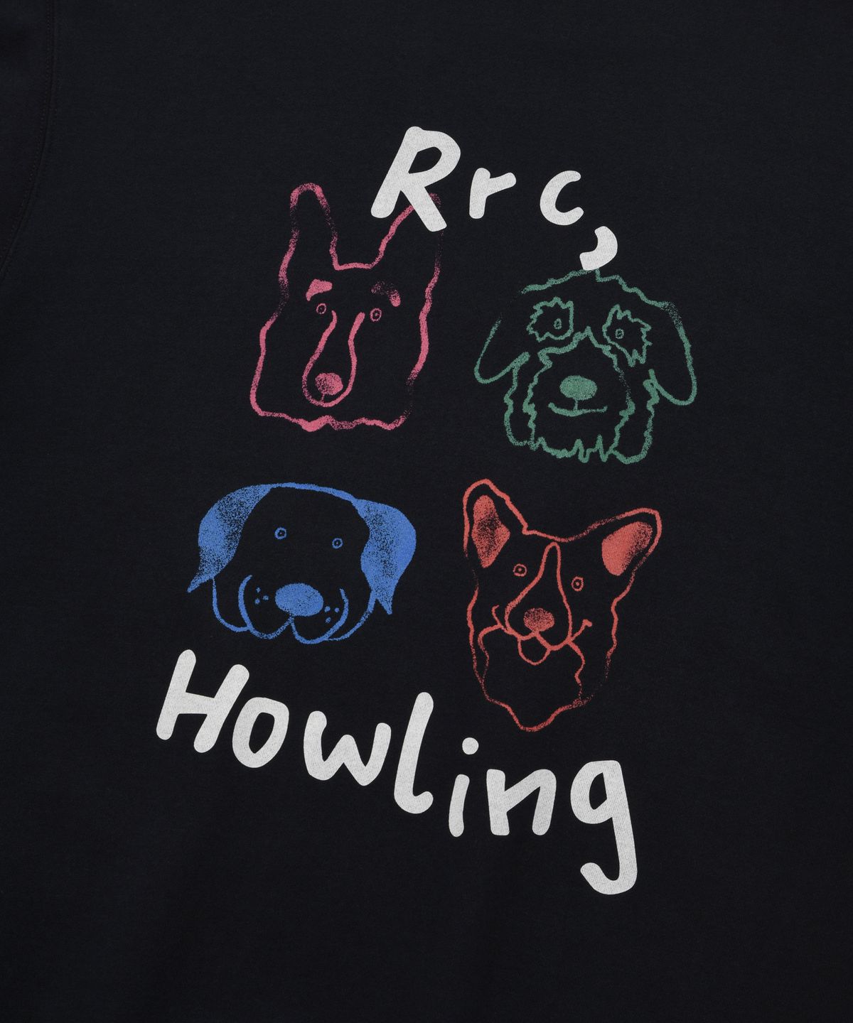 리트리버클럽(RETRIEVER CLUB) COLOR HOWLING CREWNECK [NAVY]