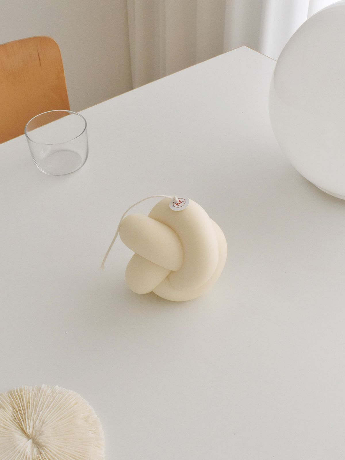 허니플라밍고(HONEY FLAMINGO) Tube Knot Candle No.2 (3컬러)