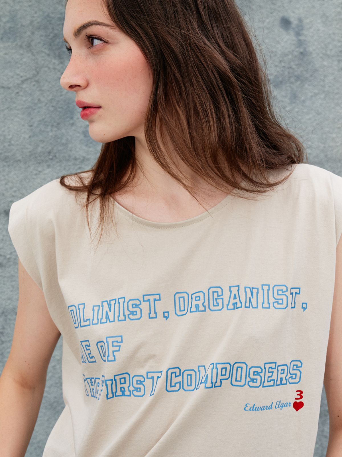 쏘리, 투 머치 러브(SORRY, TOO MUCH LOVE) Elgars Jobs Cotton Sleeveless Tee_Beige
