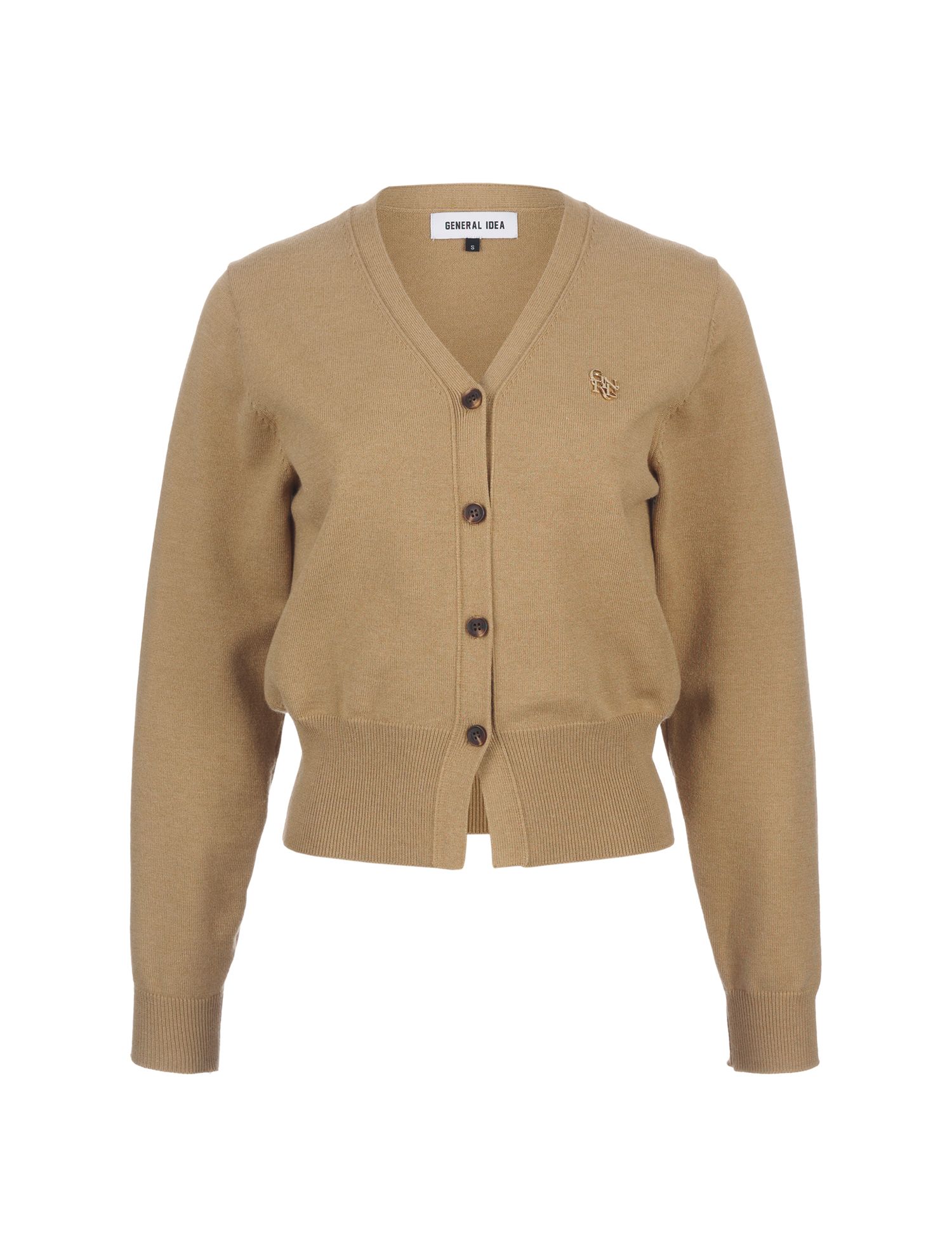 MUSINSA | GENERAL IDEA GNRL Essential Cardigan [BEIGE