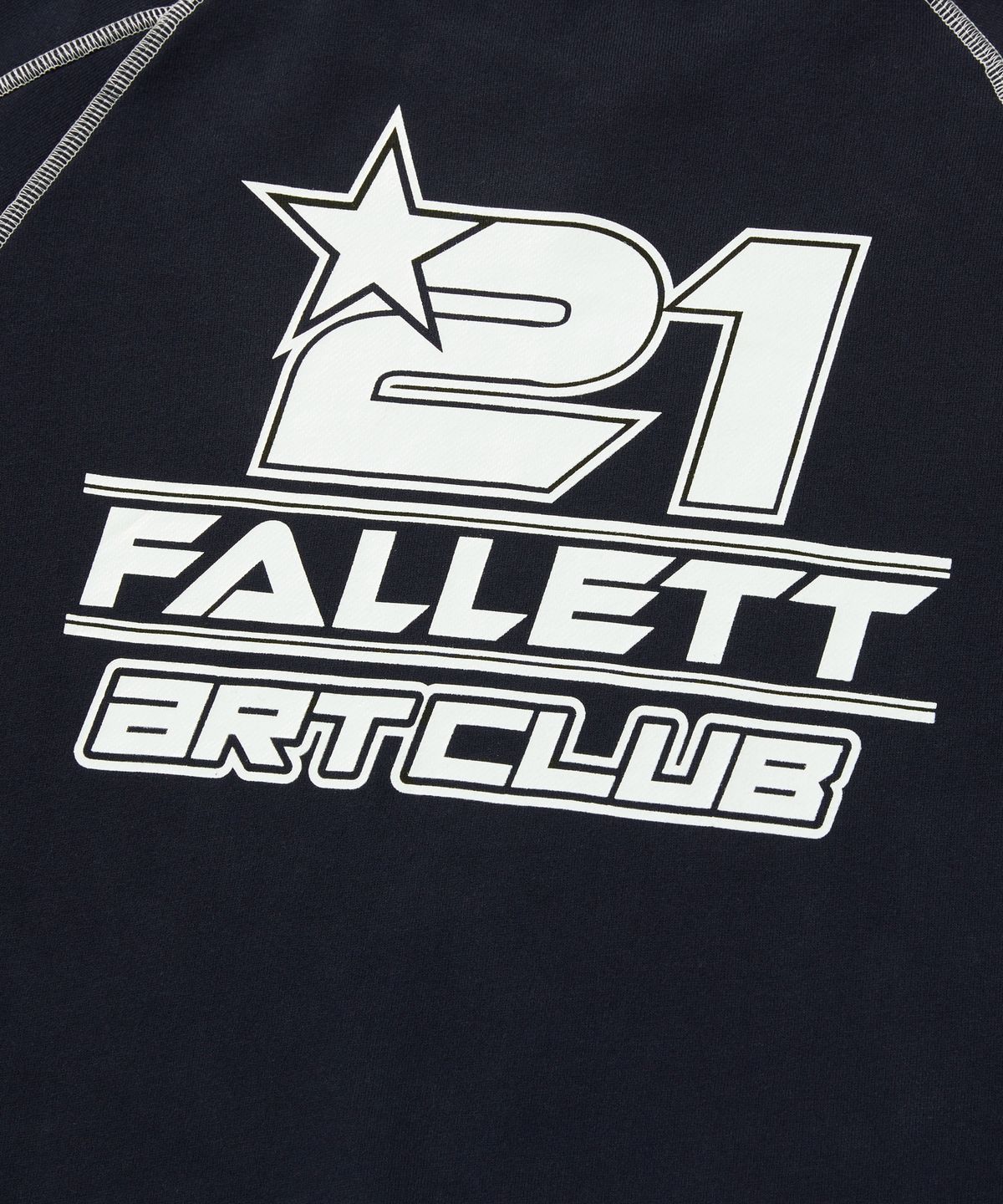 팔렛(FALLETT) 아트 클럽 맨투맨 네이비