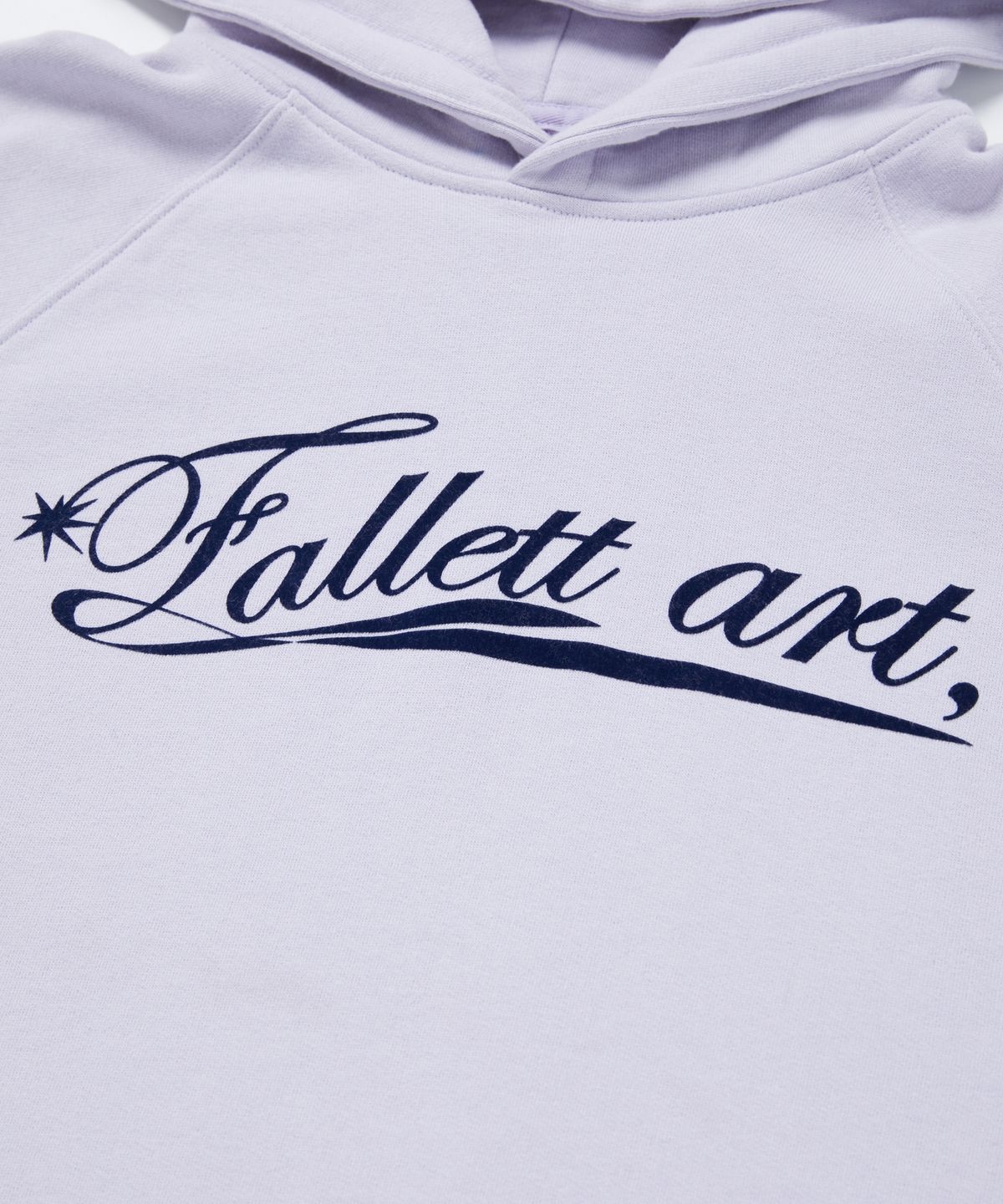 팔렛(FALLETT) 아트 아카이브 크롭 후드 라벤더