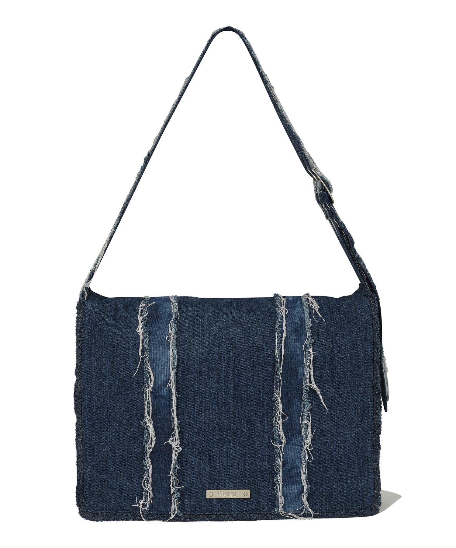 トートバッグ Fallett Grunge cross big bag indigo FA2303BG08BL MUSINSA公式 | FALLETT Grunge Cross Big Bag Indigo