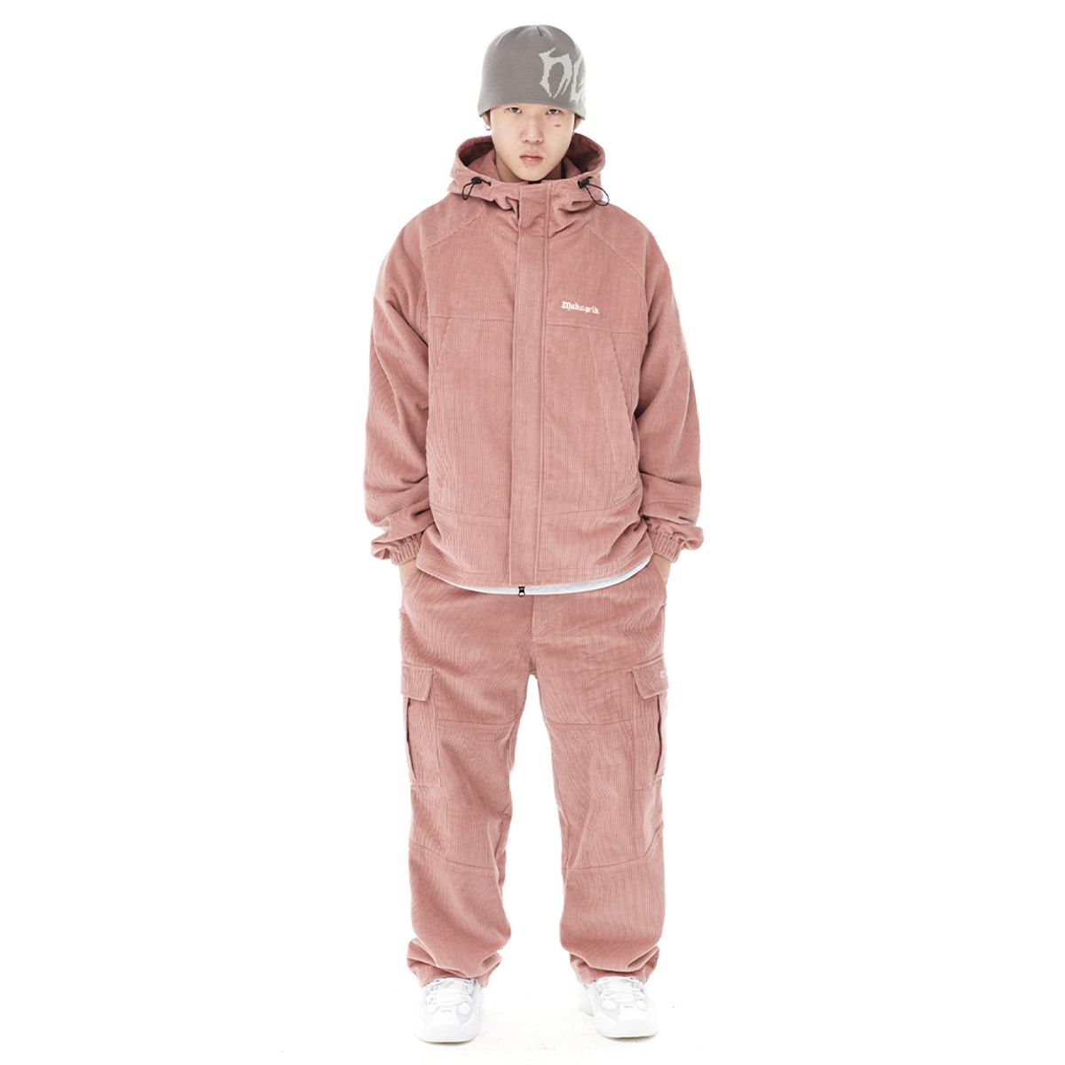 마하그리드(MAHAGRID) CORDUROY CARGO PANT PINK(MG2DFMPA20A)