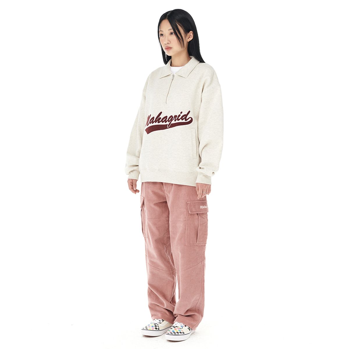 마하그리드(MAHAGRID) CORDUROY CARGO PANT PINK(MG2DFMPA20A)