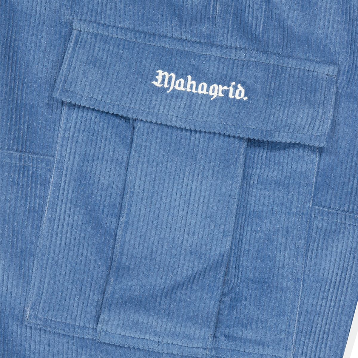 마하그리드(MAHAGRID) CORDUROY CARGO PANT BLUE(MG2DFMPA20A)