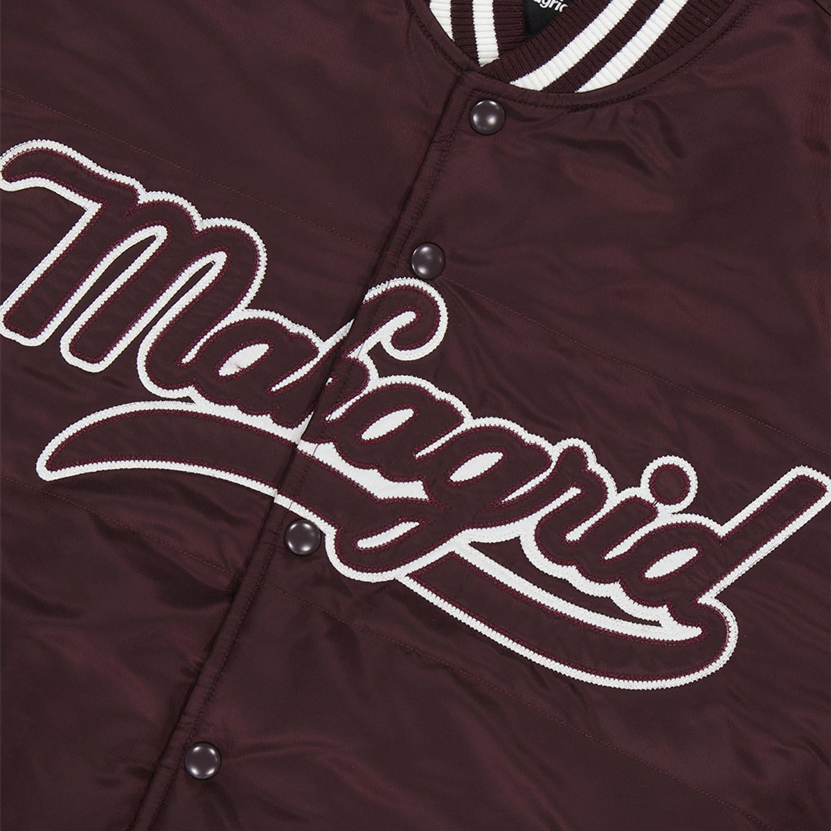 마하그리드(MAHAGRID) STADIUM JACKET BROWN(MG2DFMJ243A)