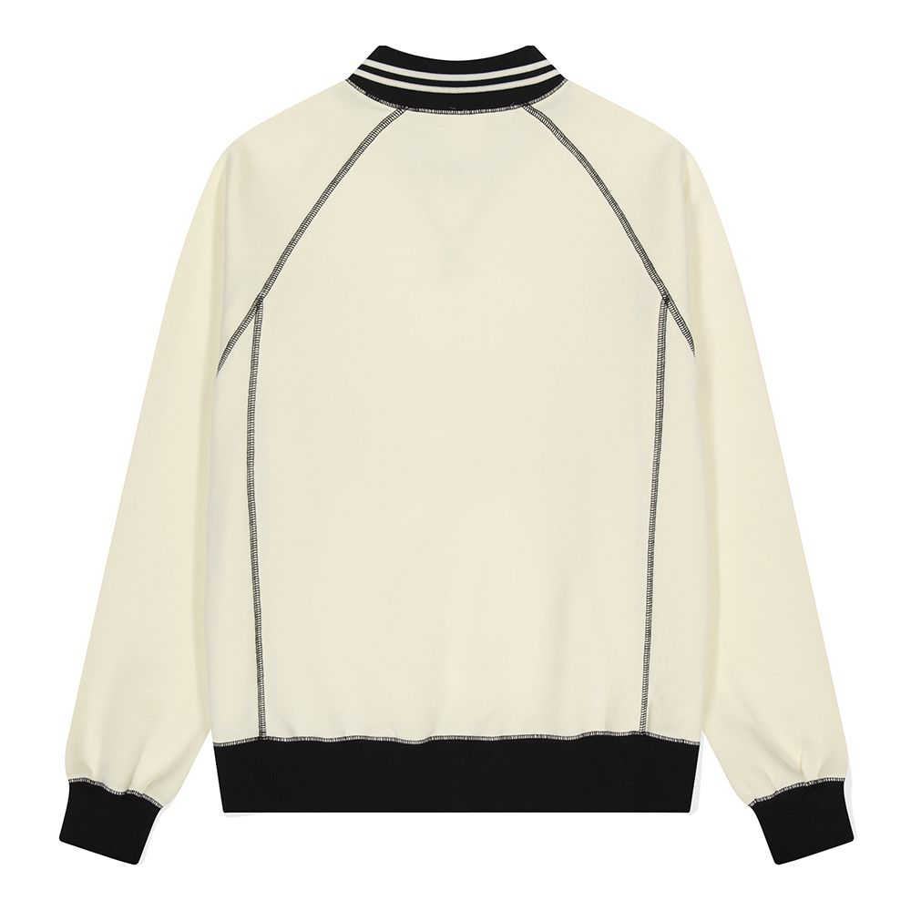 MUSINSA | MAHAGRID SPORT COLLARED SWEATSHIRT CREAM(MG2DFMM444A)