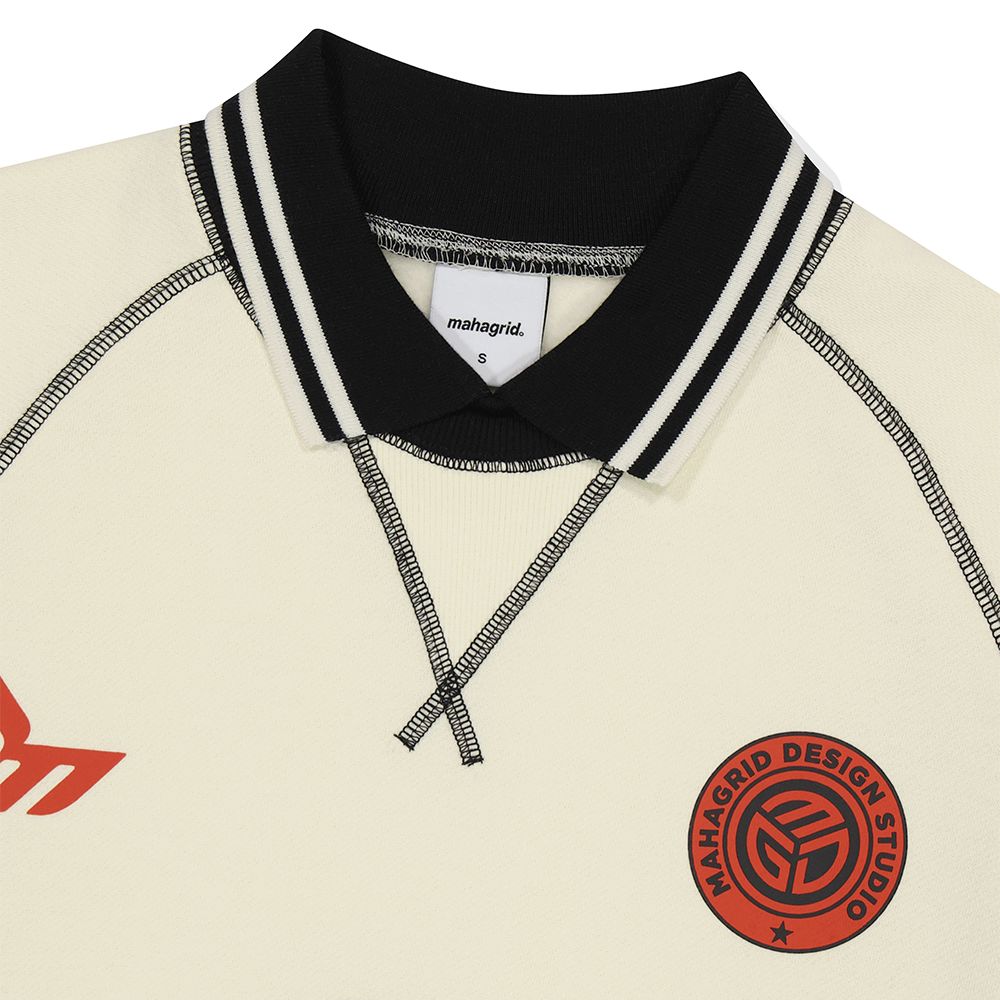 RALLY COLLARED SWEATSHIRT - mahagrid | 60% - Asian Fashion