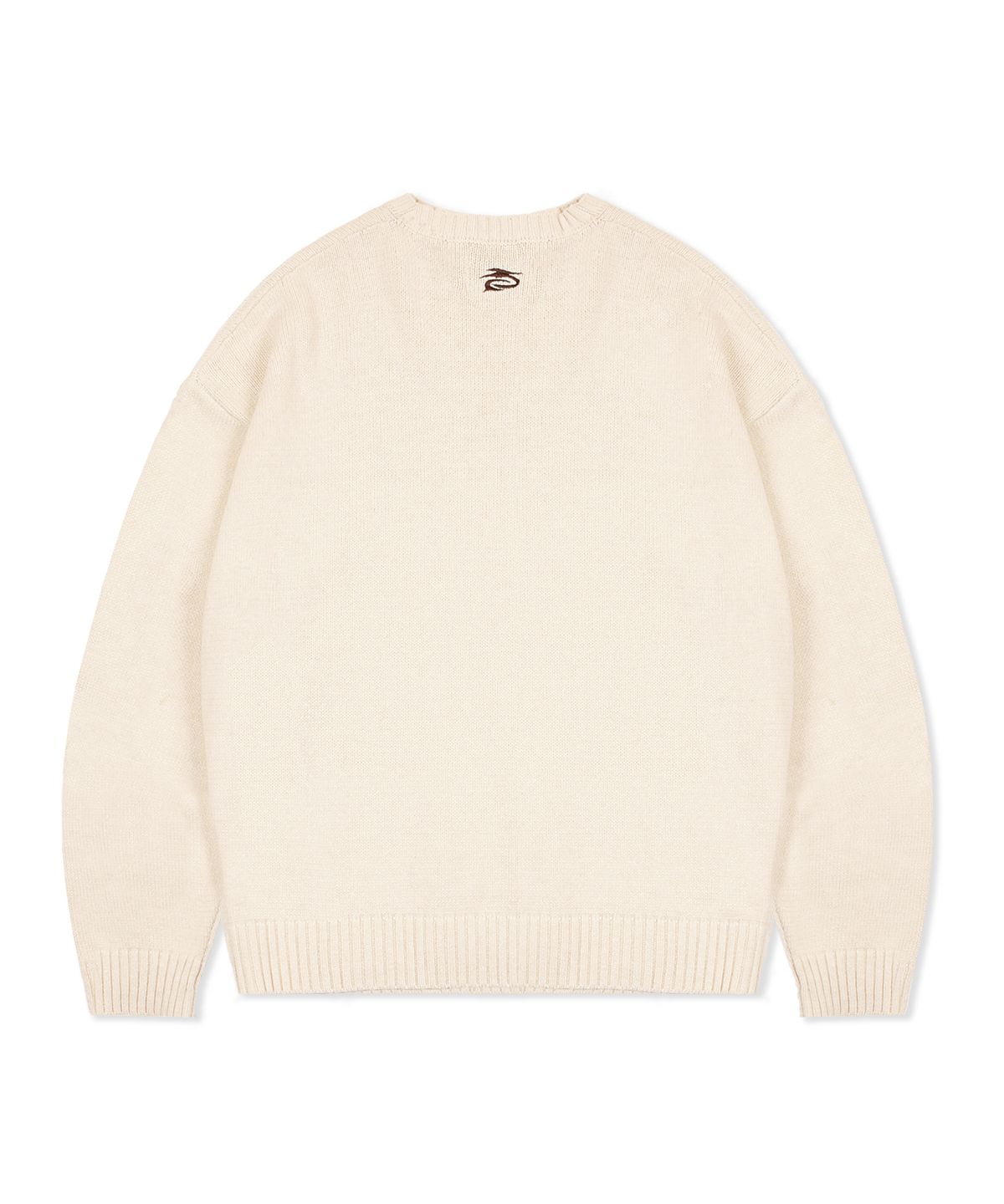 엑스톤즈(XTONZ) XF002 캣 월드 풀오버 니트 (CREAM)