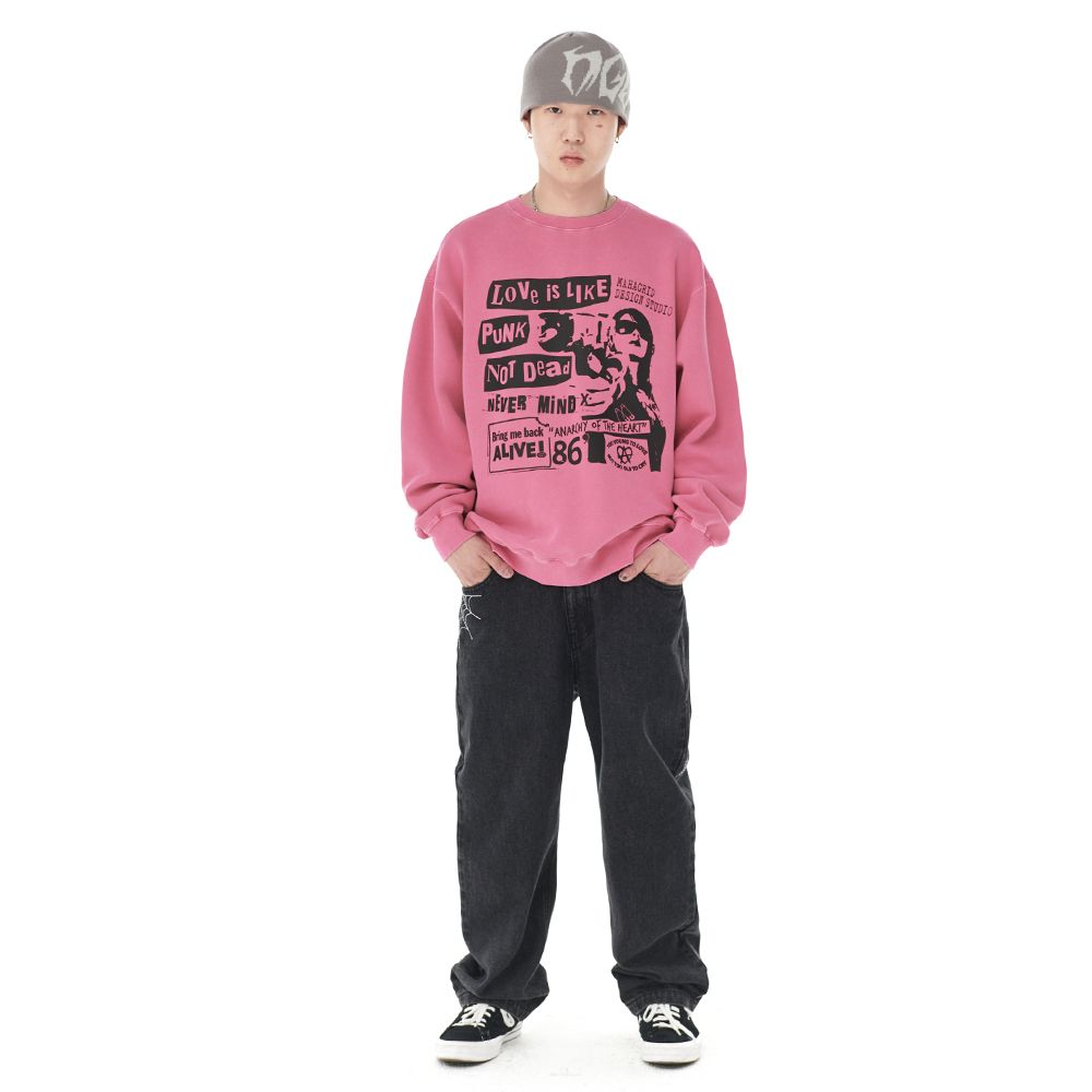 [ MAHAGRID]★ LOVE PUNK PIGMENT SWEATSHIRT 3435264_16931882070512_500.jpg