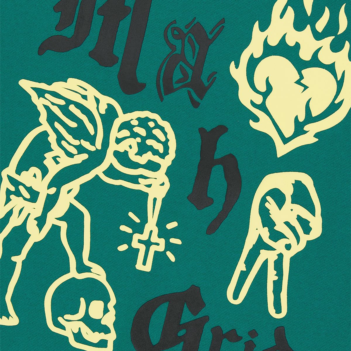 마하그리드(MAHAGRID) RHAPAEL SWEATSHIRT GREEN(MG2DFMM456A)