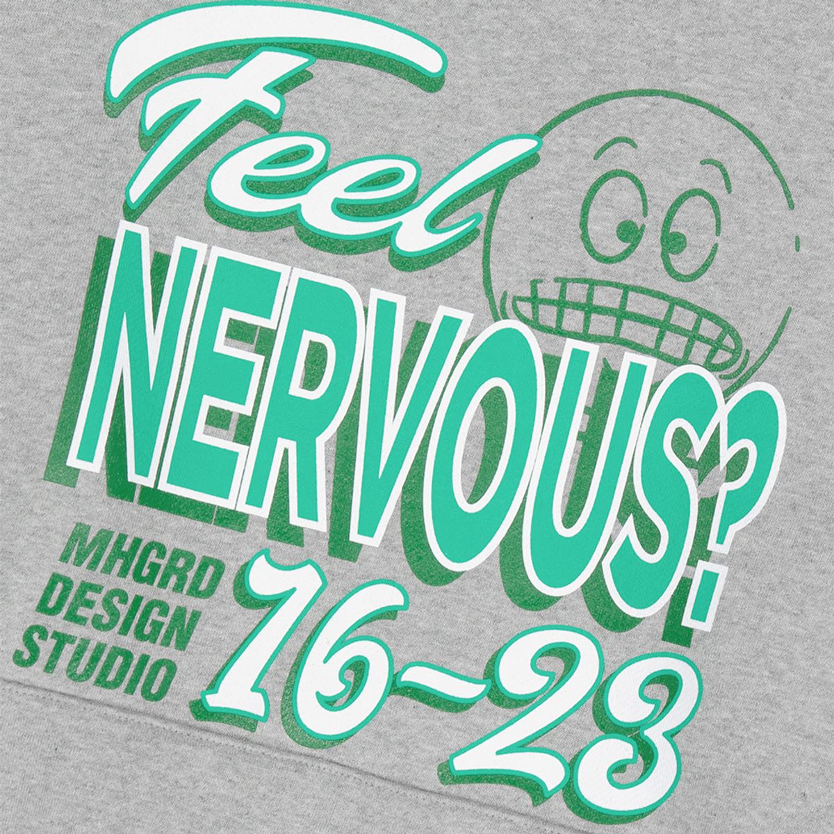 마하그리드(MAHAGRID) NERVOUS HOODIE GREY(MG2DFMM408A)