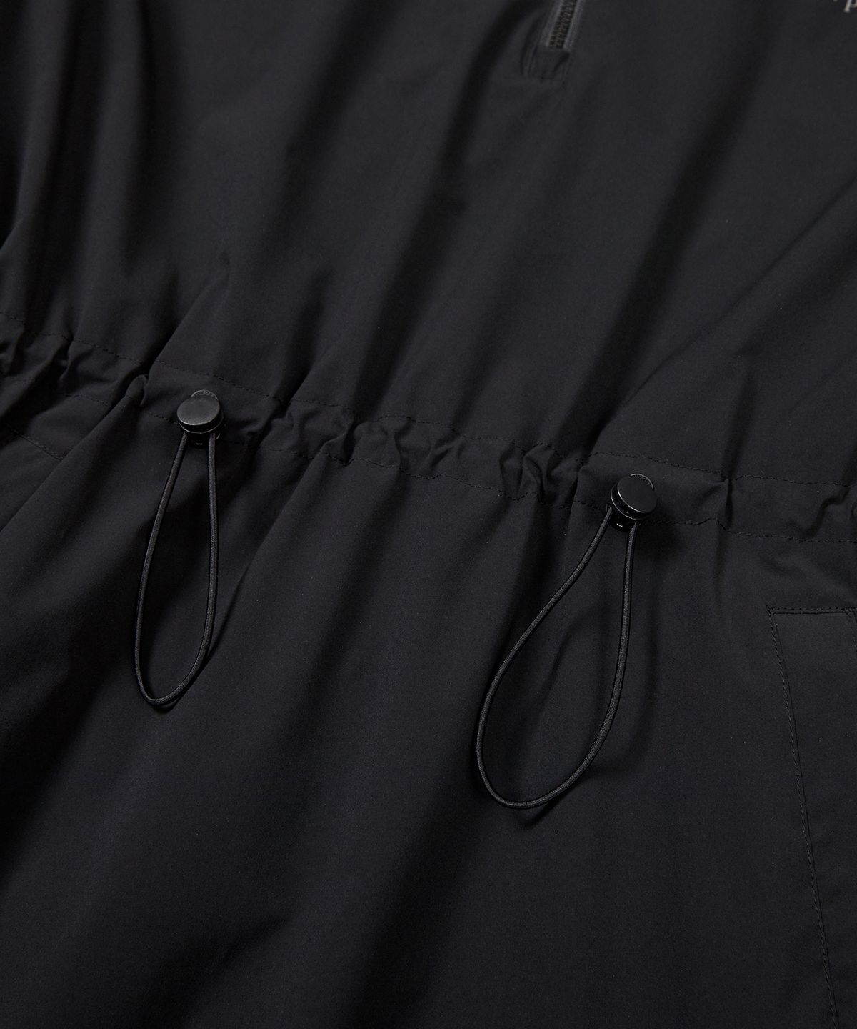 스노우피크 어패럴(SNOWPEAK APPAREL) 프로 우먼스 중기장 후드 아노락 Black (S23FWTAN31)