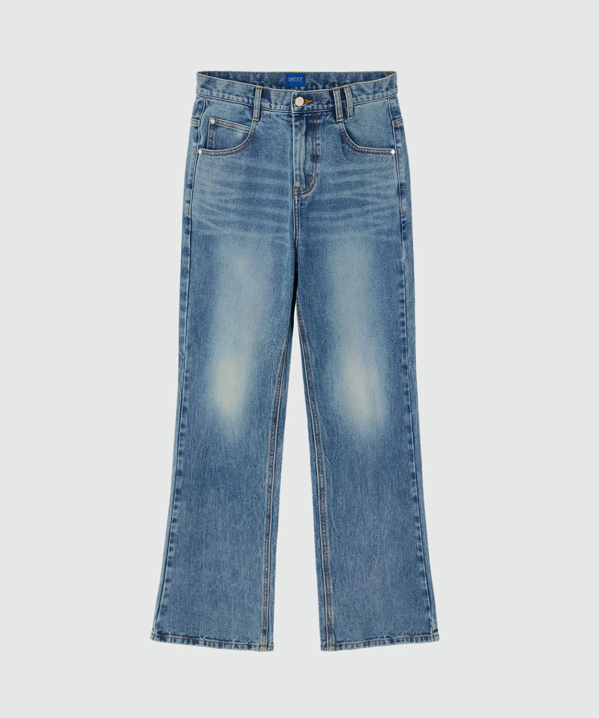 데케트(DECET) Loose Flared Wide Jeans DCPT029Blue