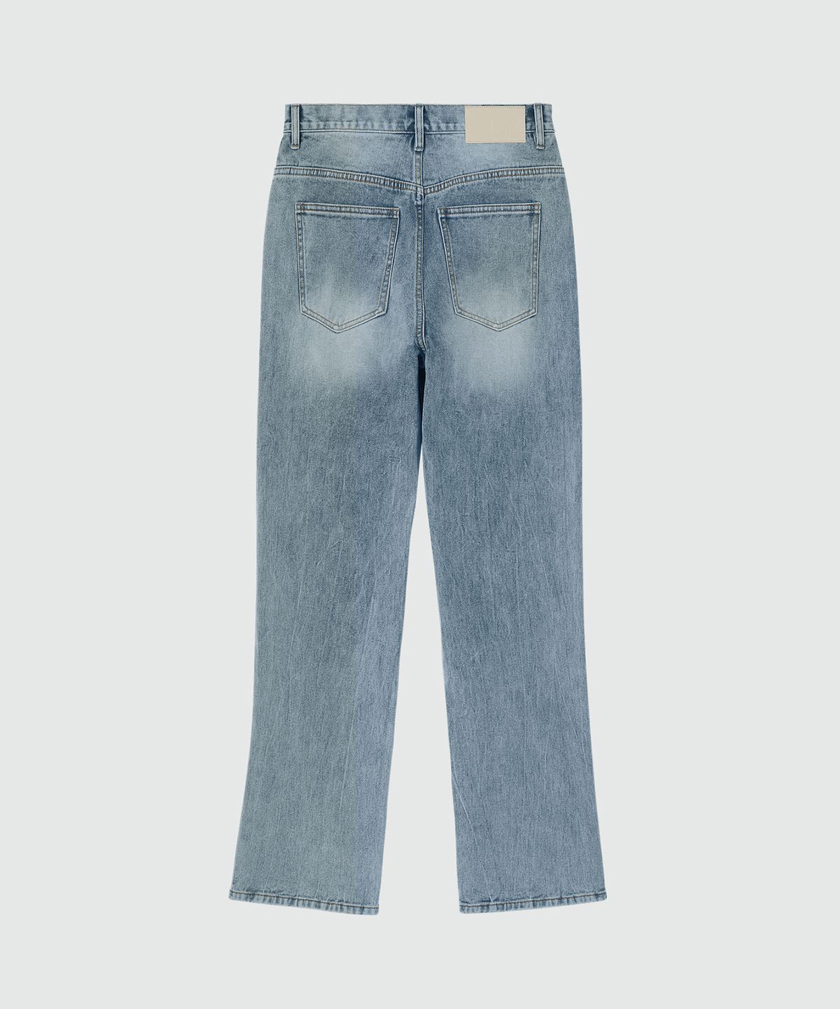 데케트(DECET) Loose Flared Wide Jeans DCPT029LightBlue
