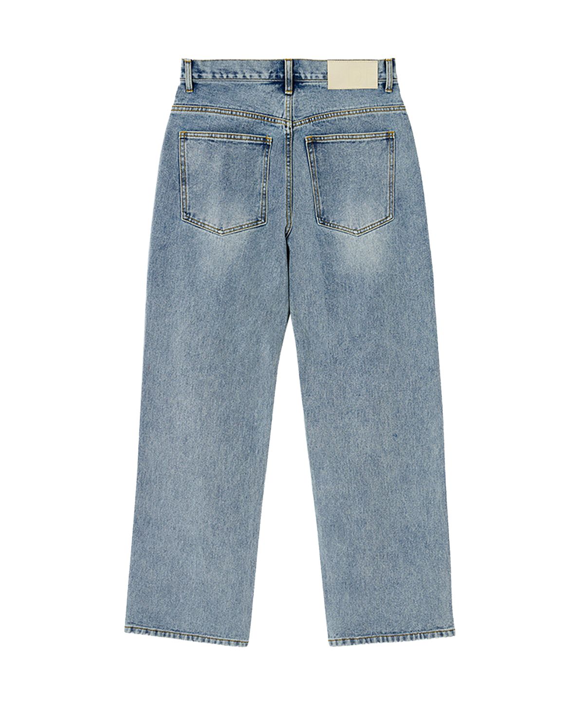 데케트(DECET) Deep Pleats Wide Jeans DCPT030LightBlue