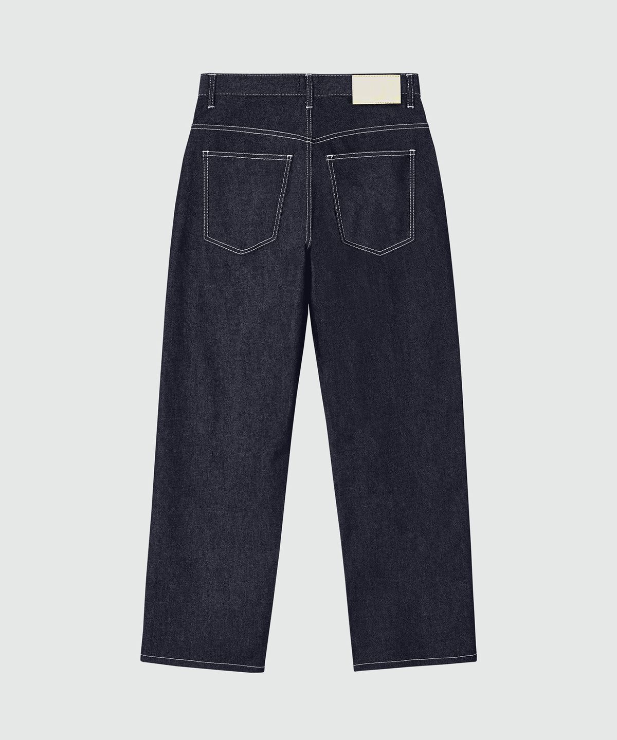 데케트(DECET) Deep Pleats Wide Jeans DCPT030CPIndigo