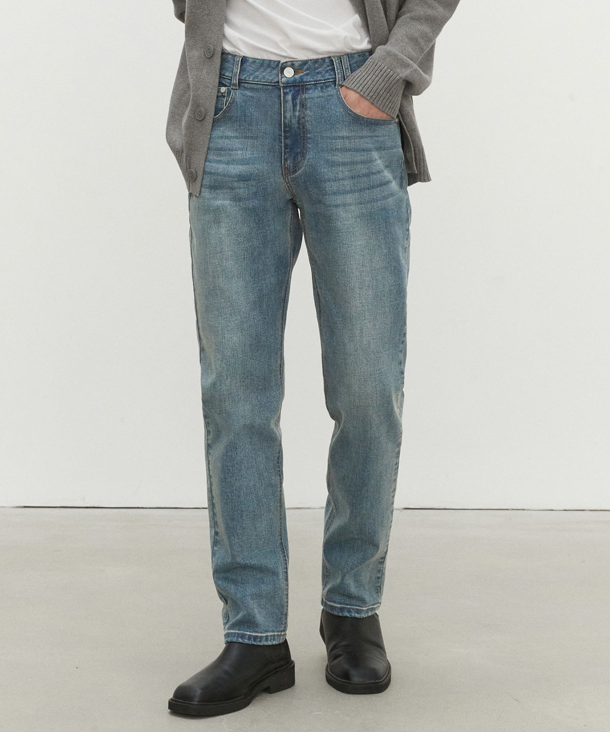 데케트(DECET) Dawn Slim Jeans DCPT032_LightBlue