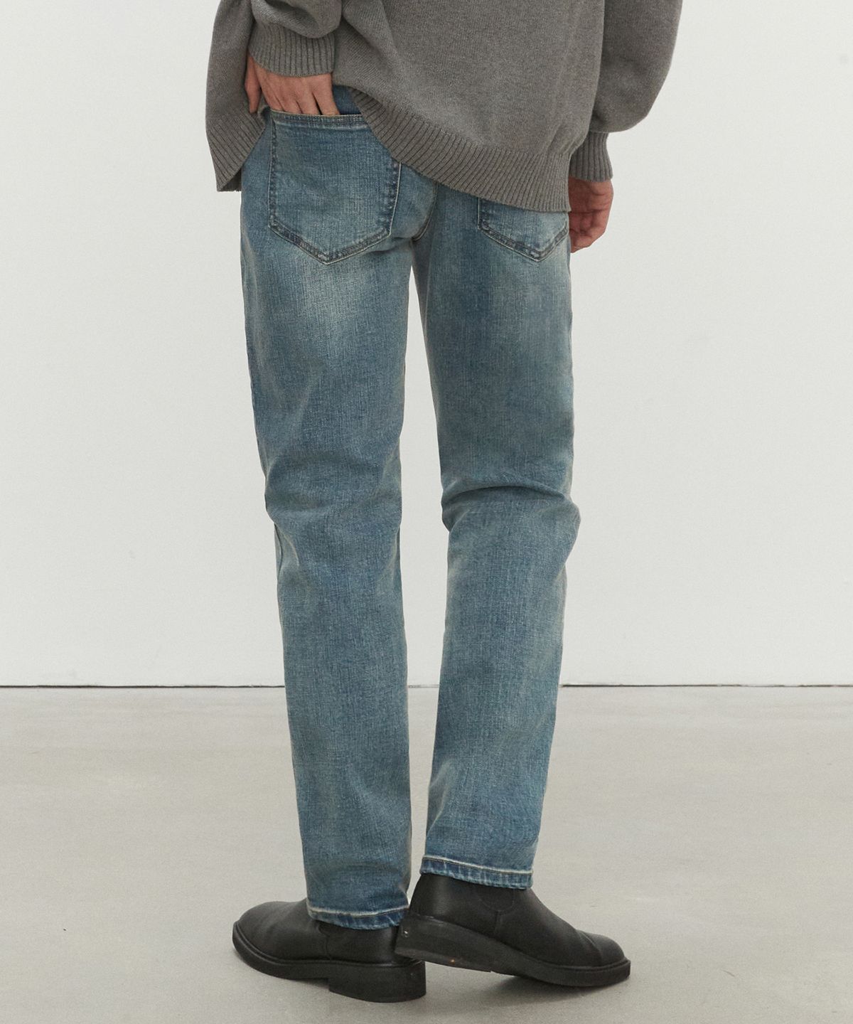 데케트(DECET) Dawn Slim Jeans DCPT032_LightBlue