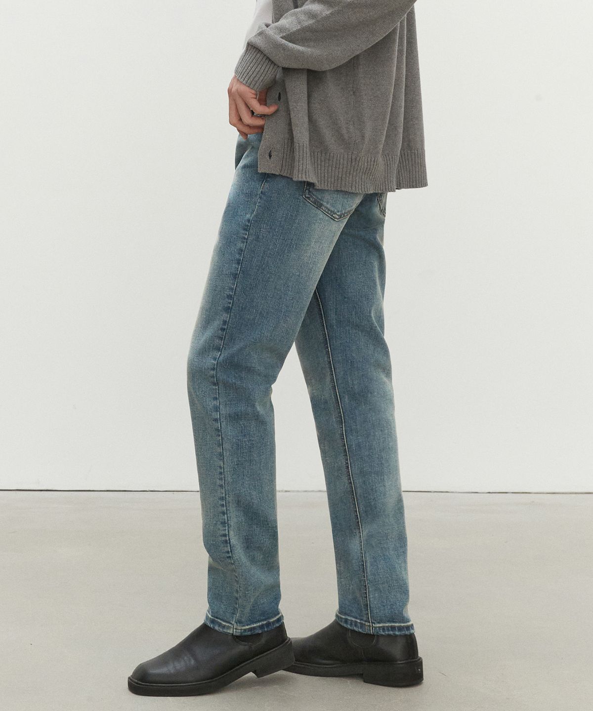 데케트(DECET) Dawn Slim Jeans DCPT032_LightBlue