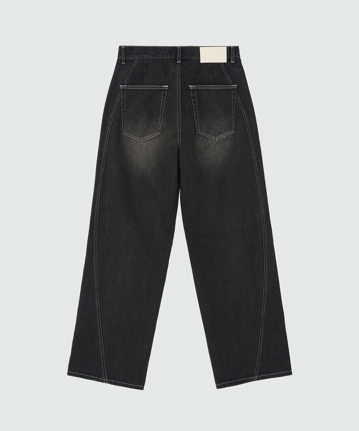 데케트(DECET) Curved Wide Jeans DCPT033Black