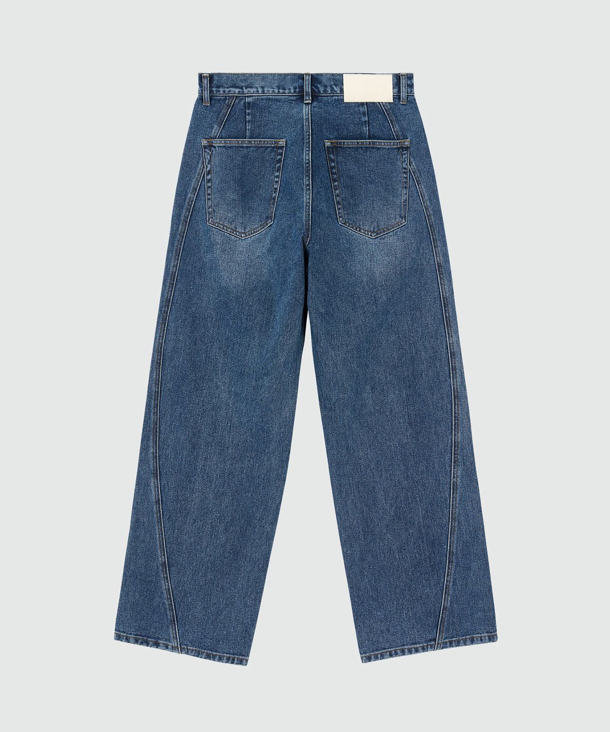 데케트(DECET) Curved Wide Jeans DCPT033Blue