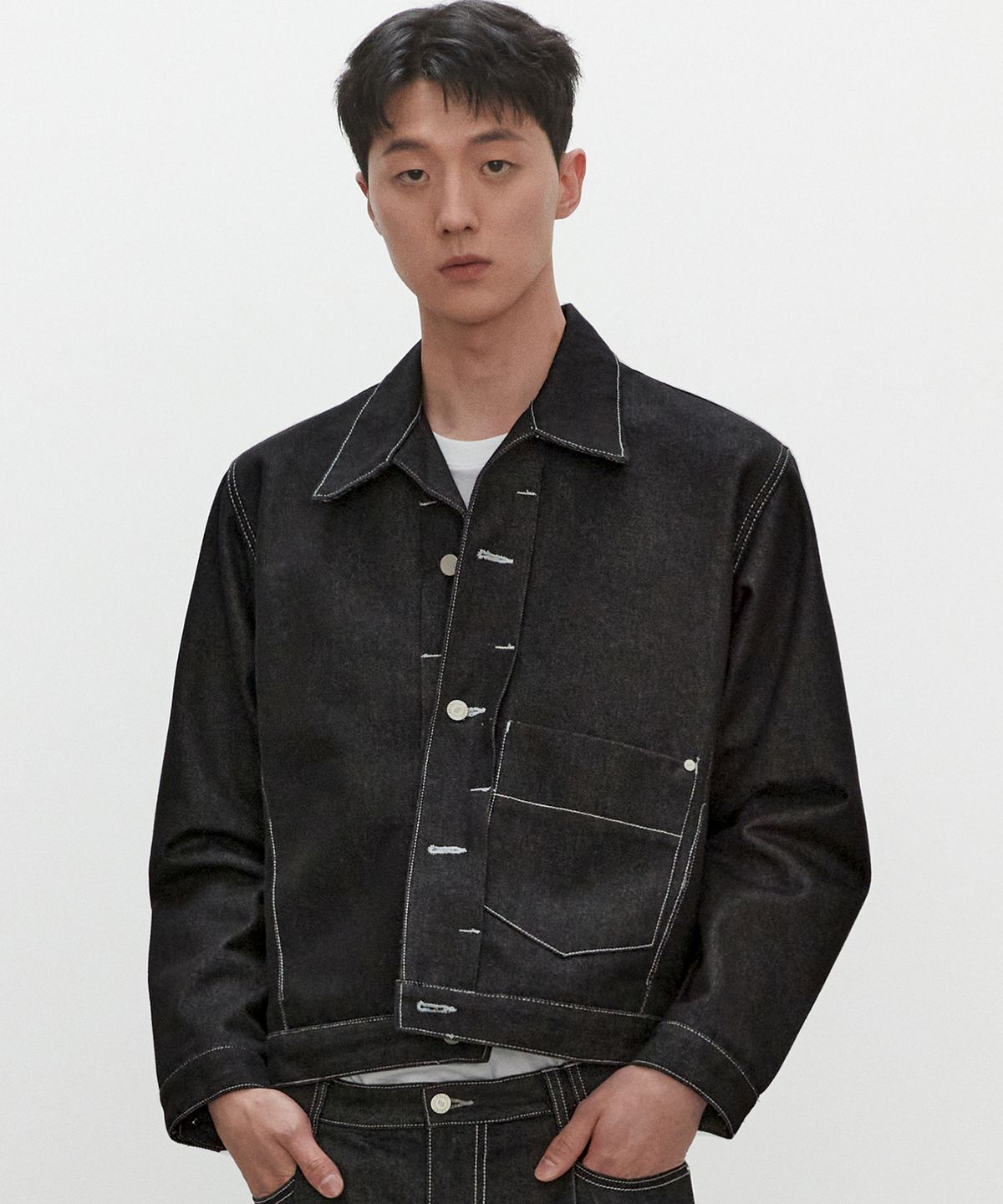 데케트(DECET) Dawn Denim Jacket DCJK001CPBlack