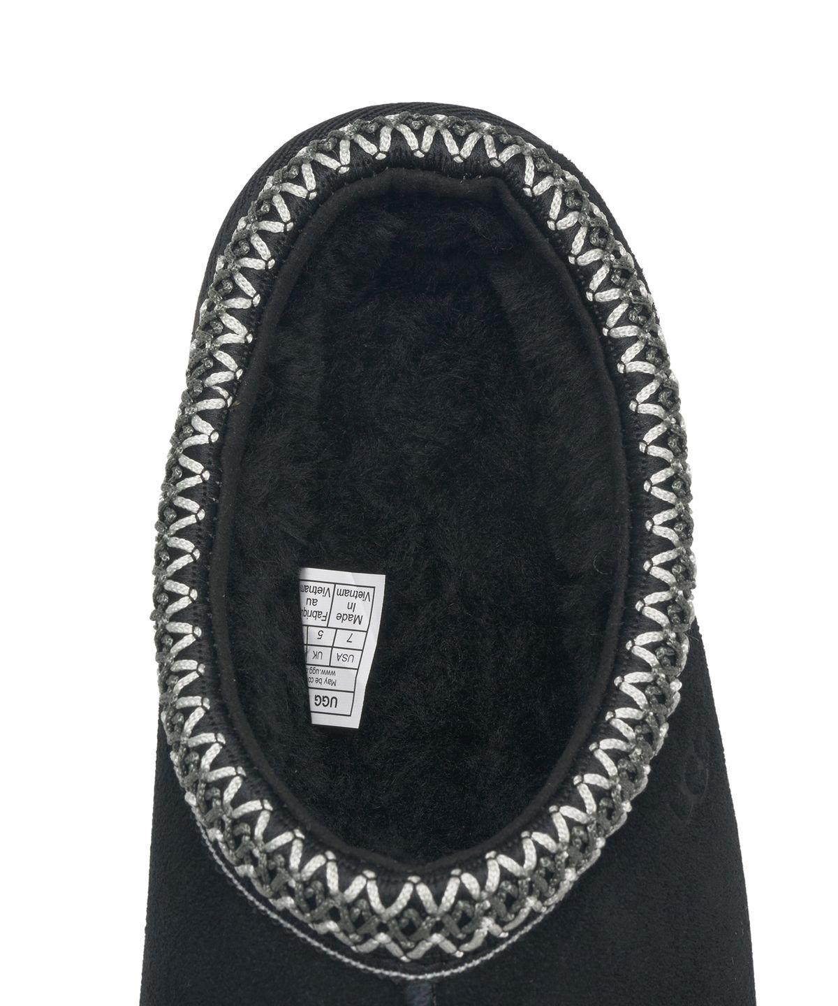 어그(UGG) [for women] 스티치 칼라 슈즈 (타스만) - 블랙 / 5955BLK