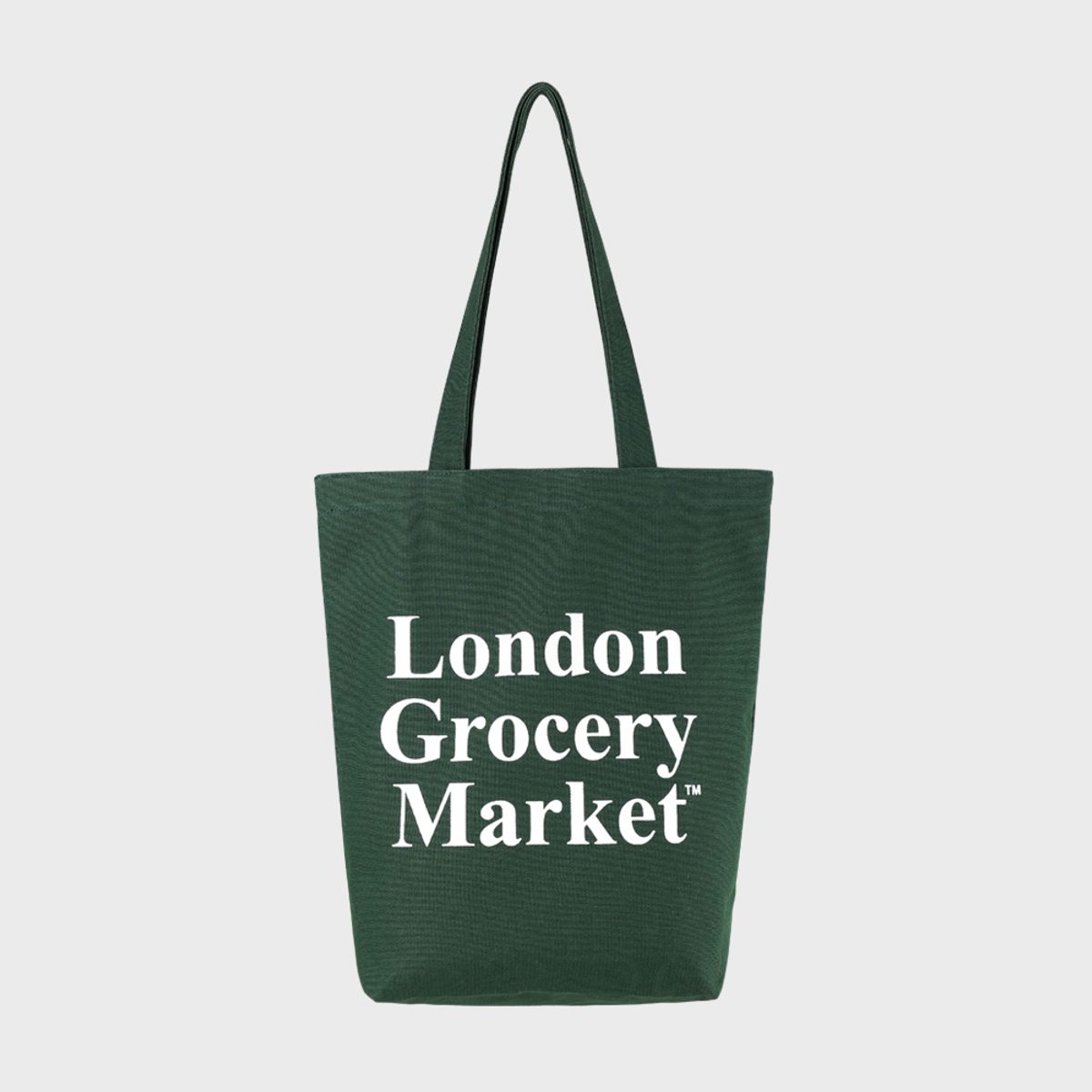 런던그로서리마켓(LONDON GROCERY MARKET) Grocery Bag (Forest Green)