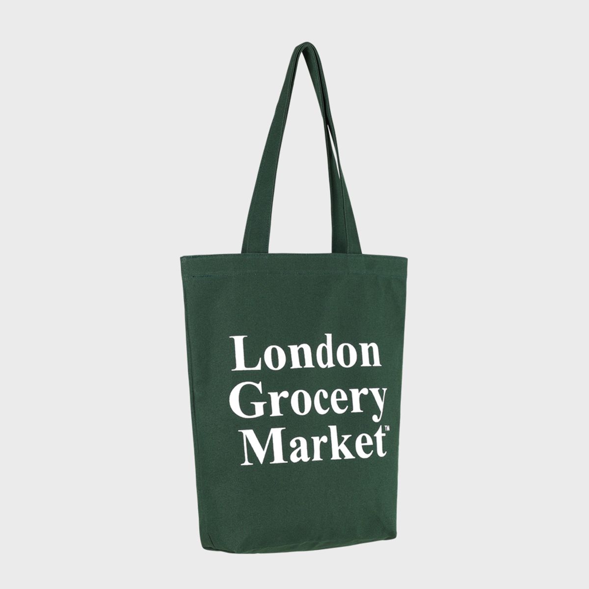 런던그로서리마켓(LONDON GROCERY MARKET) Grocery Bag (Forest Green)