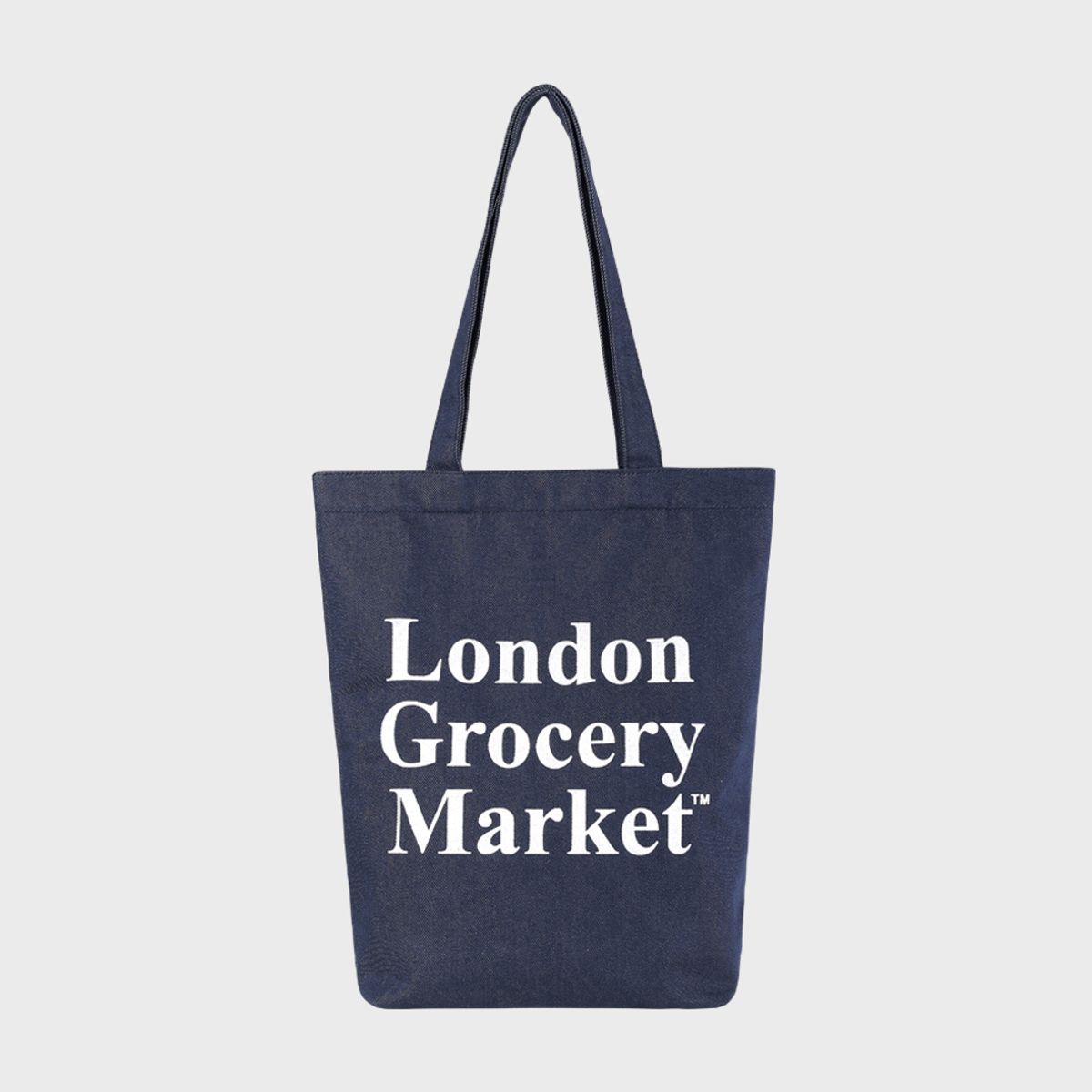 런던그로서리마켓(LONDON GROCERY MARKET) Grocery Bag (Denim)