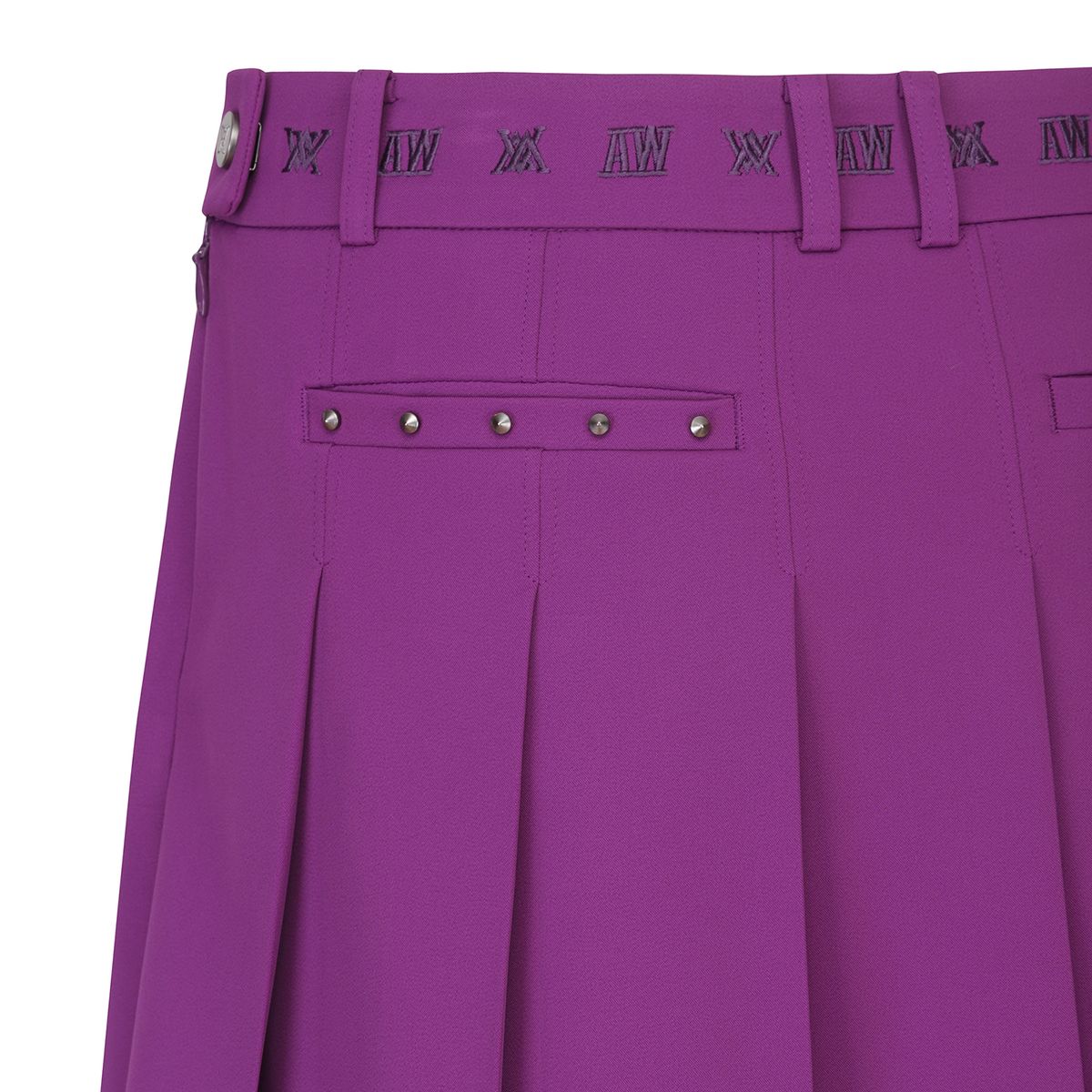 어뉴골프(ANEW GOLF) W LOGO BAND POINT PLEATS SQ_PP