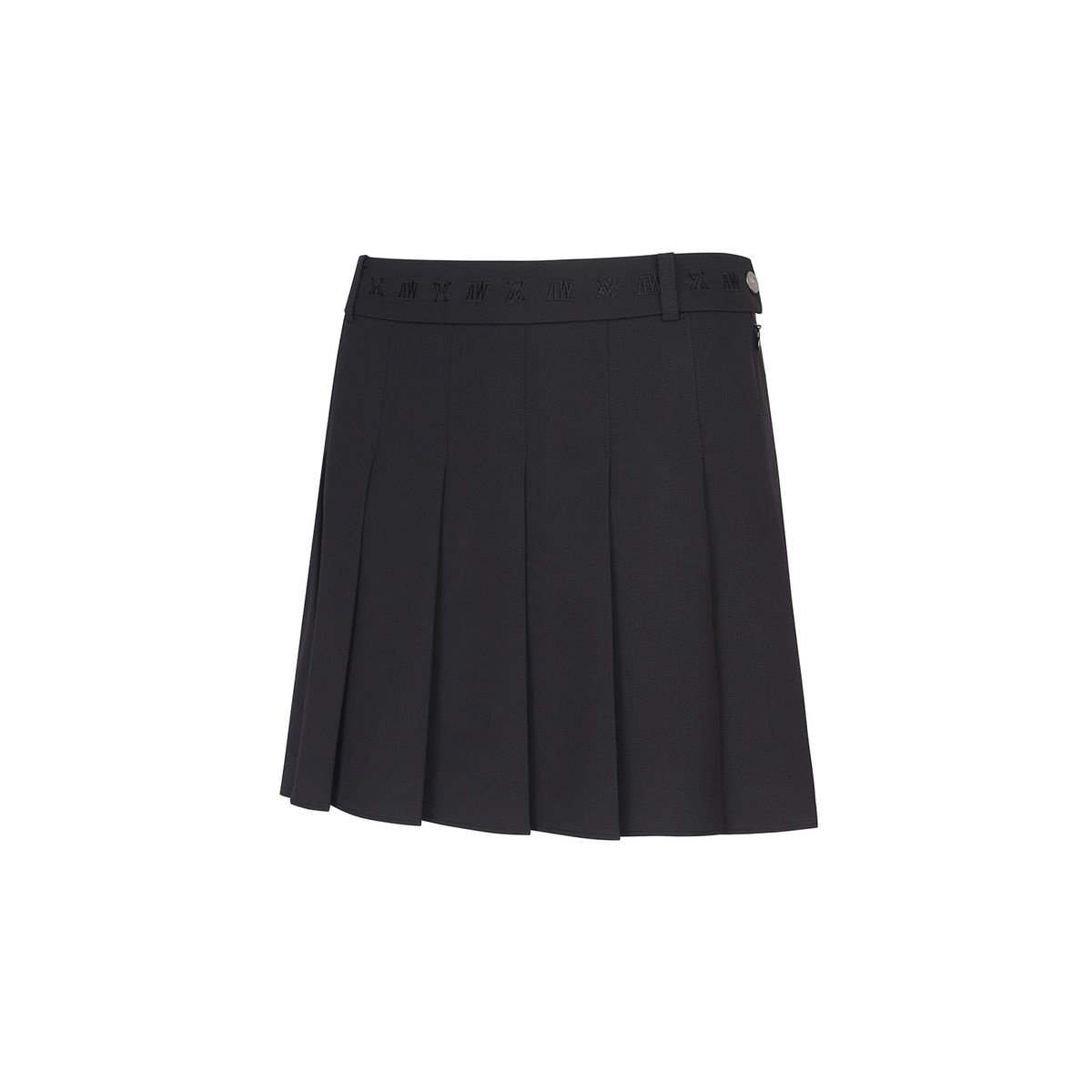 어뉴골프(ANEW GOLF) W LOGO BAND POINT PLEATS SQ_BK