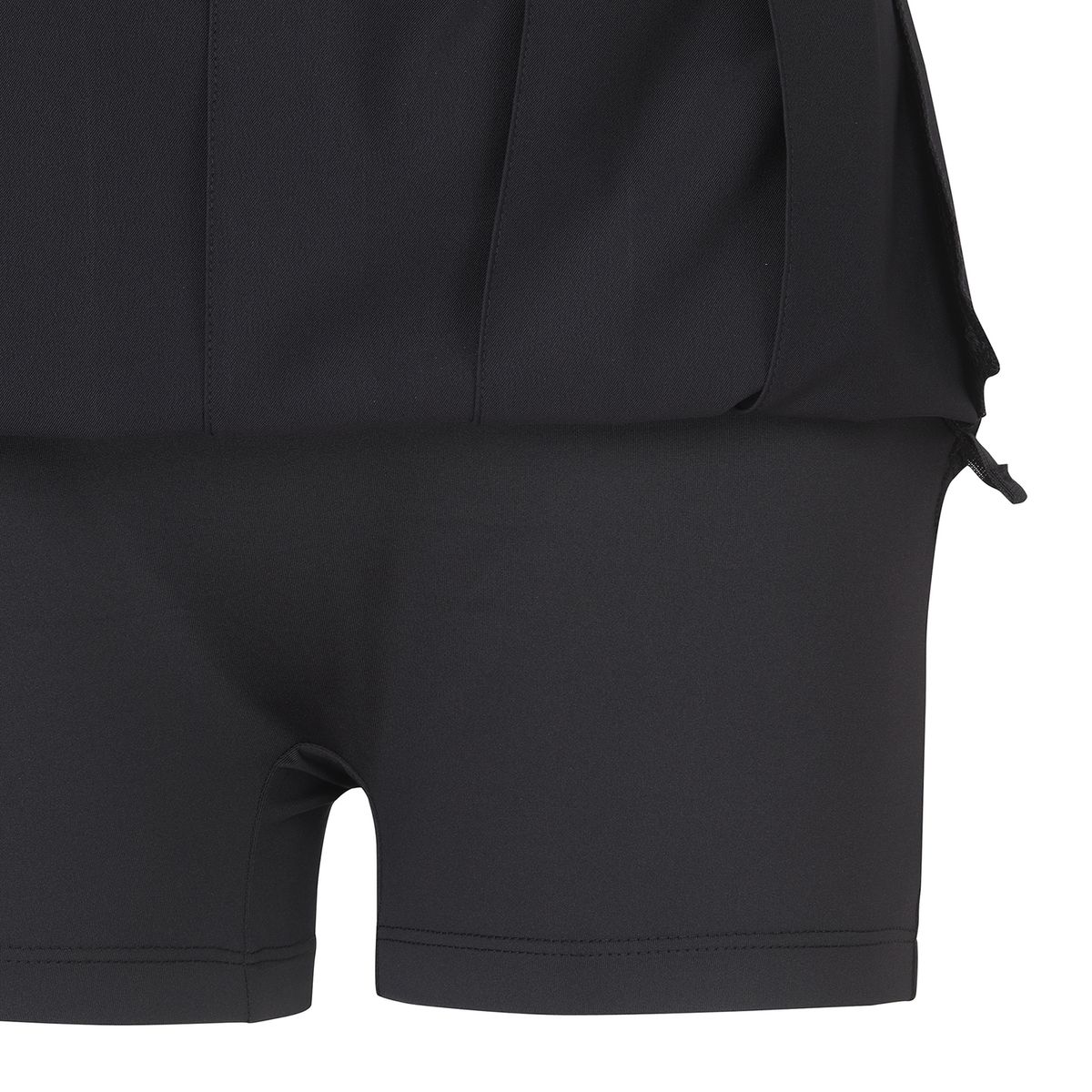 어뉴골프(ANEW GOLF) W LOGO BAND POINT PLEATS SQ_BK
