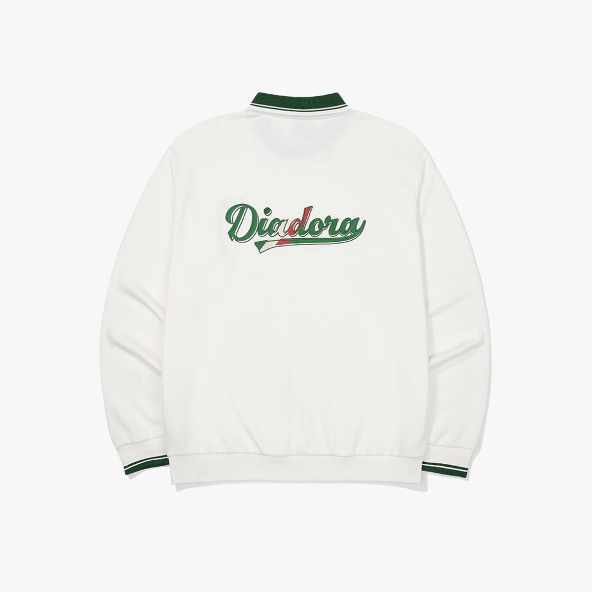 디아도라(diadora) 몬텔로 카라 맨투맨 OFF WHITE