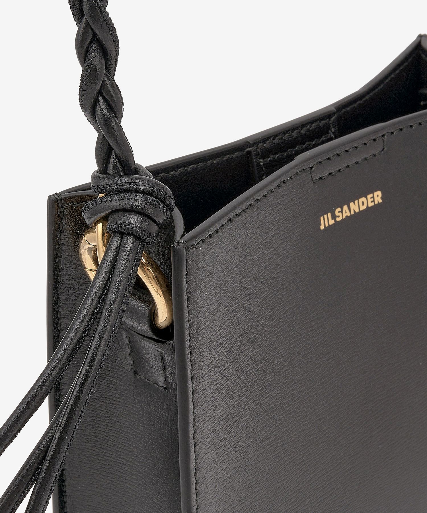 MUSINSA | JIL SANDER Small Tangle Ring Shoulder Bag - Black