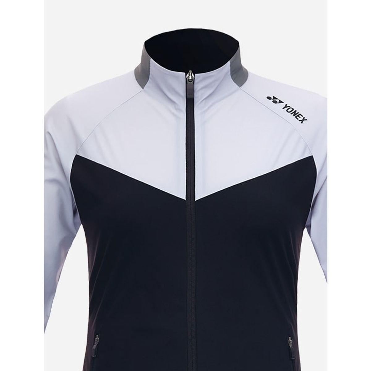 요넥스(YONEX) 233WU002F 블랙 여성 V라인 절개 포인트 트레이닝 자켓