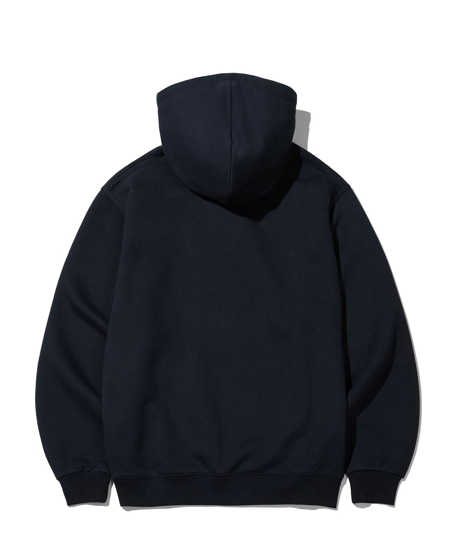 MUSINSA | Codegraphy CGP Arch Logo Colorblock Snap Hoodie_Navy