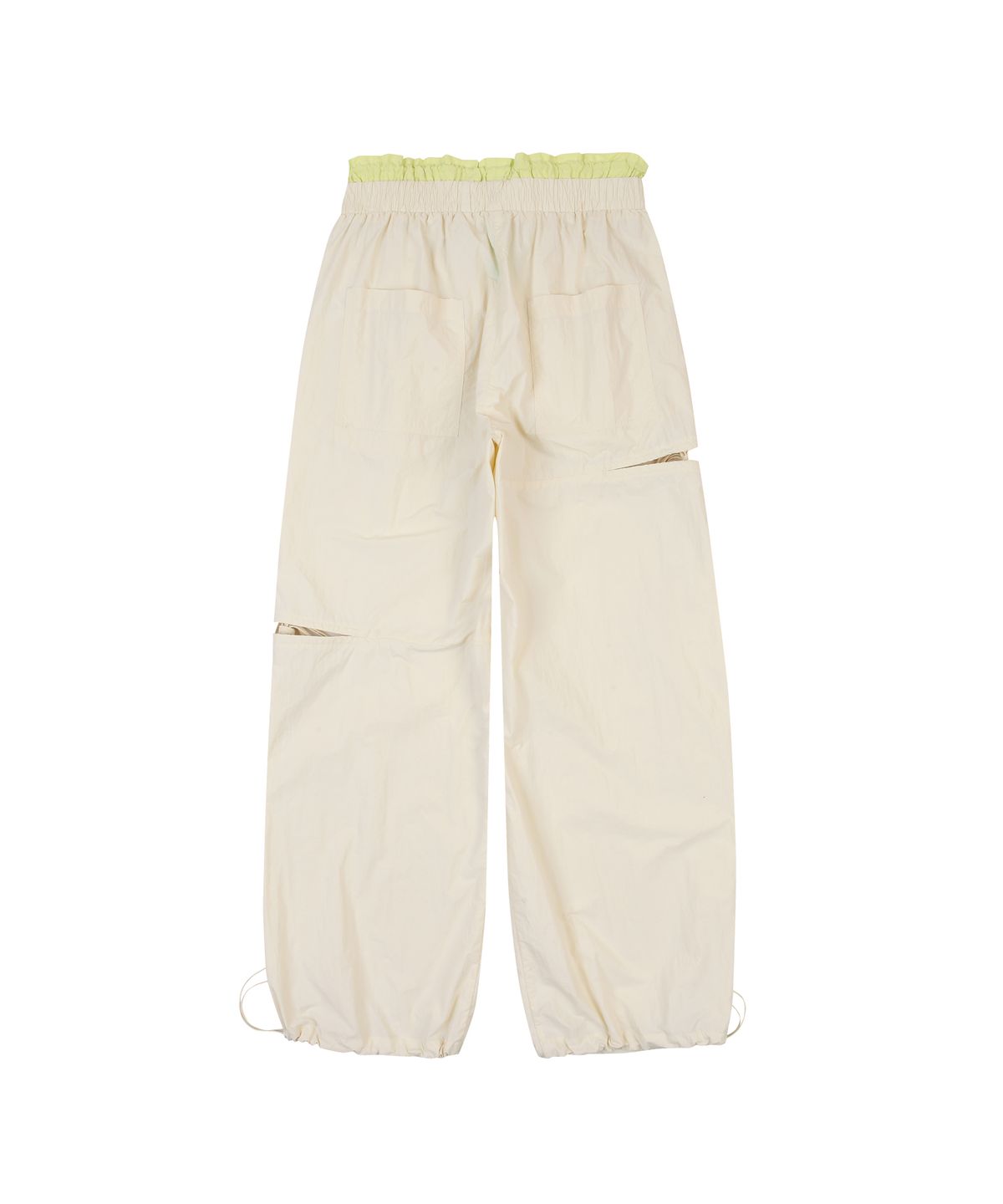 라라폭스(LALAFOX) CUT OUT STRING TRACK PANTS IVORY BP1WP005