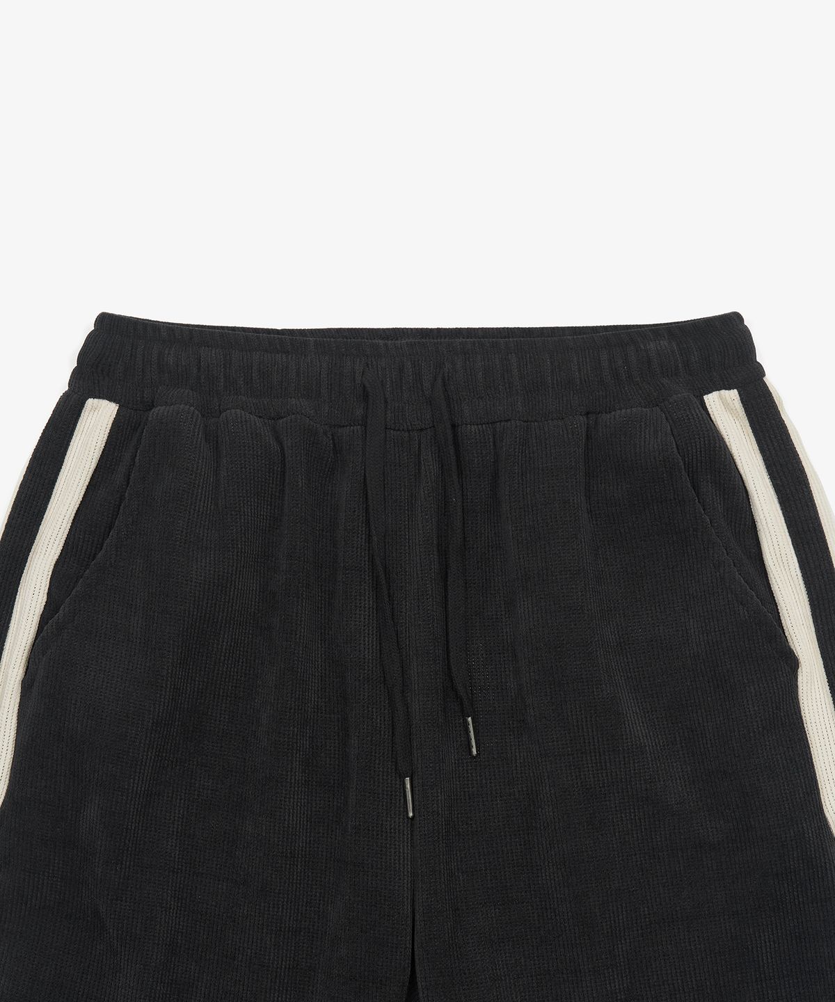 토피(TOFFEE) 더블 사이드 라인 트랙 버티컬 팬츠 (BLACK)