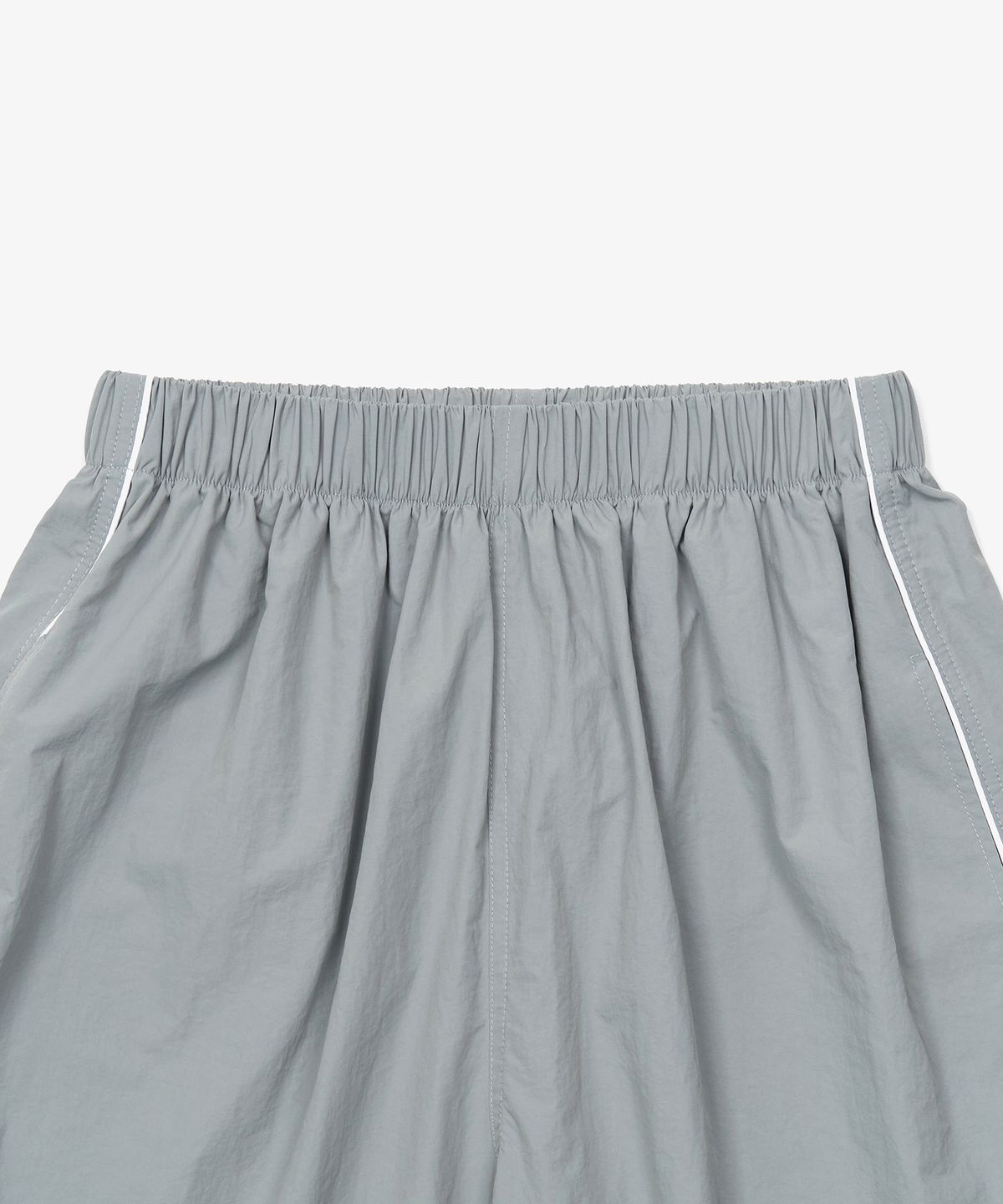 토피(TOFFEE) 파이핑 라인 트랙 스트링 팬츠 (GREY)