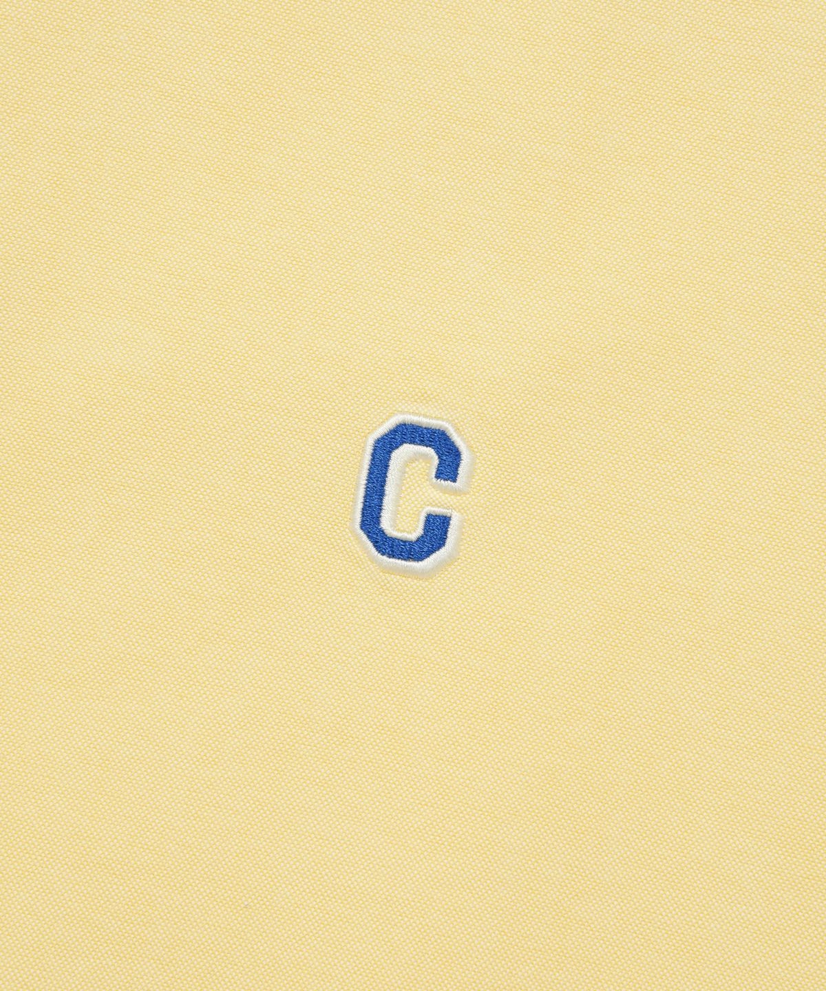 커버낫(COVERNAT) C 로고 옥스포드 셔츠 옐로우
