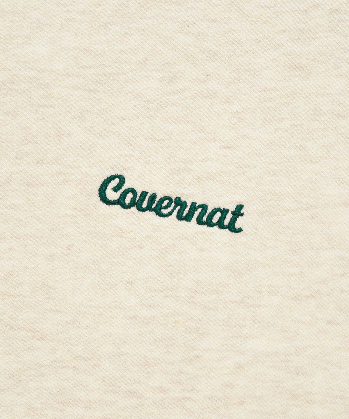 커버낫(COVERNAT) 모크넥 세미 오버 레글런 맨투맨 오트밀