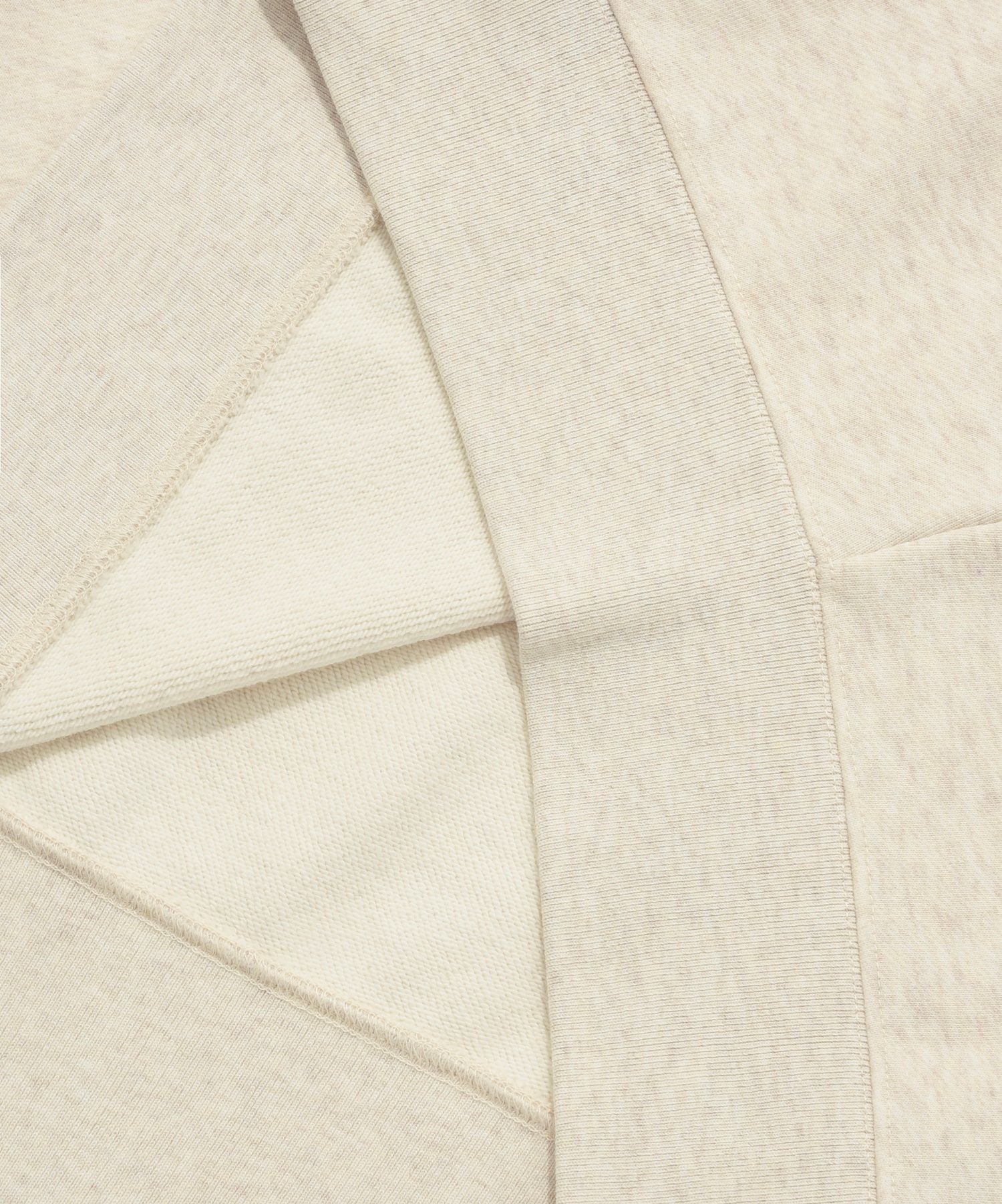 MUSINSA | COVERNAT Mock Neck Semi Over Raglan Sweatshirt Oatmeal