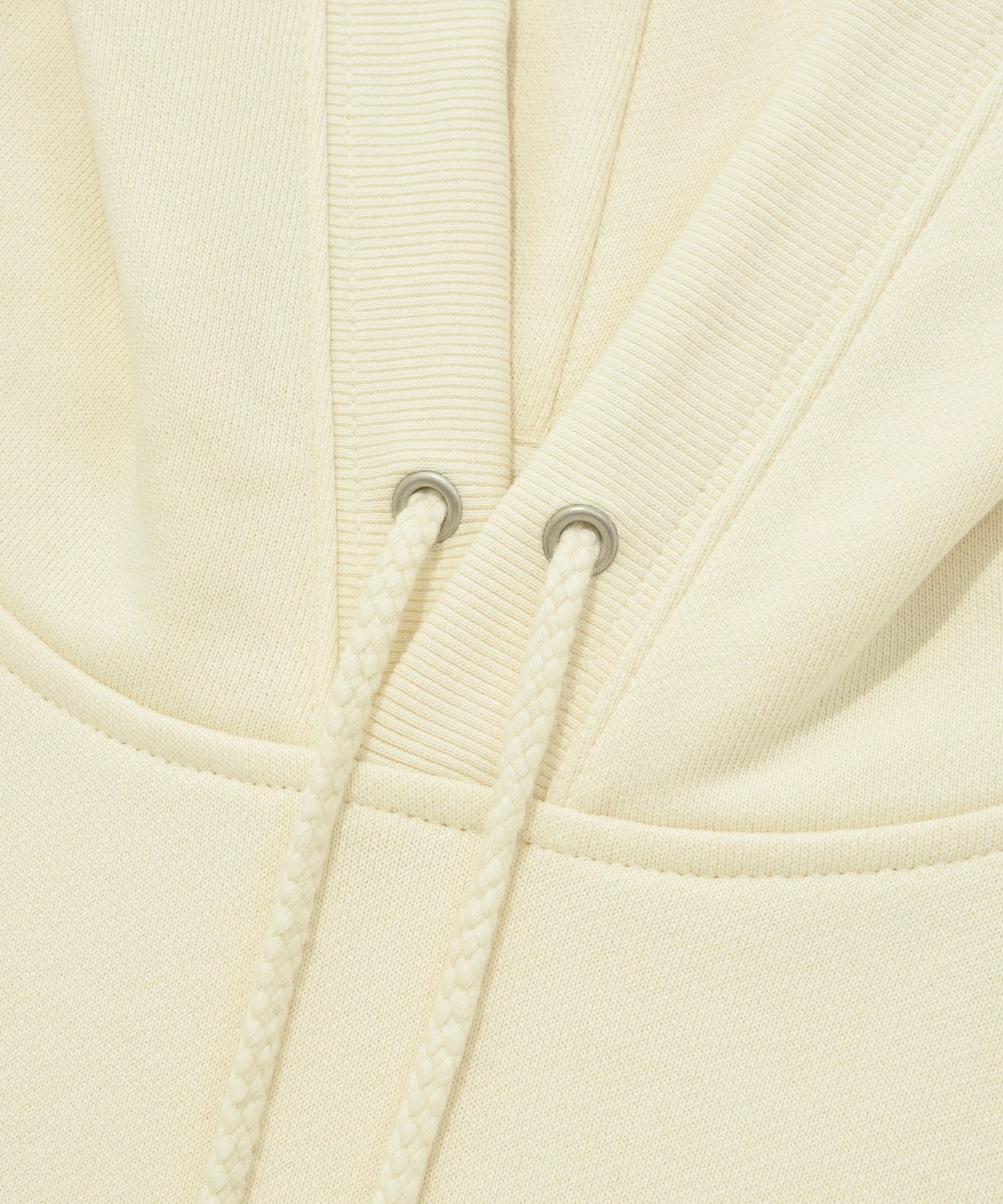 MUSINSA | COVERNAT Overfit Small Authentic Logo Hoodie Ecru