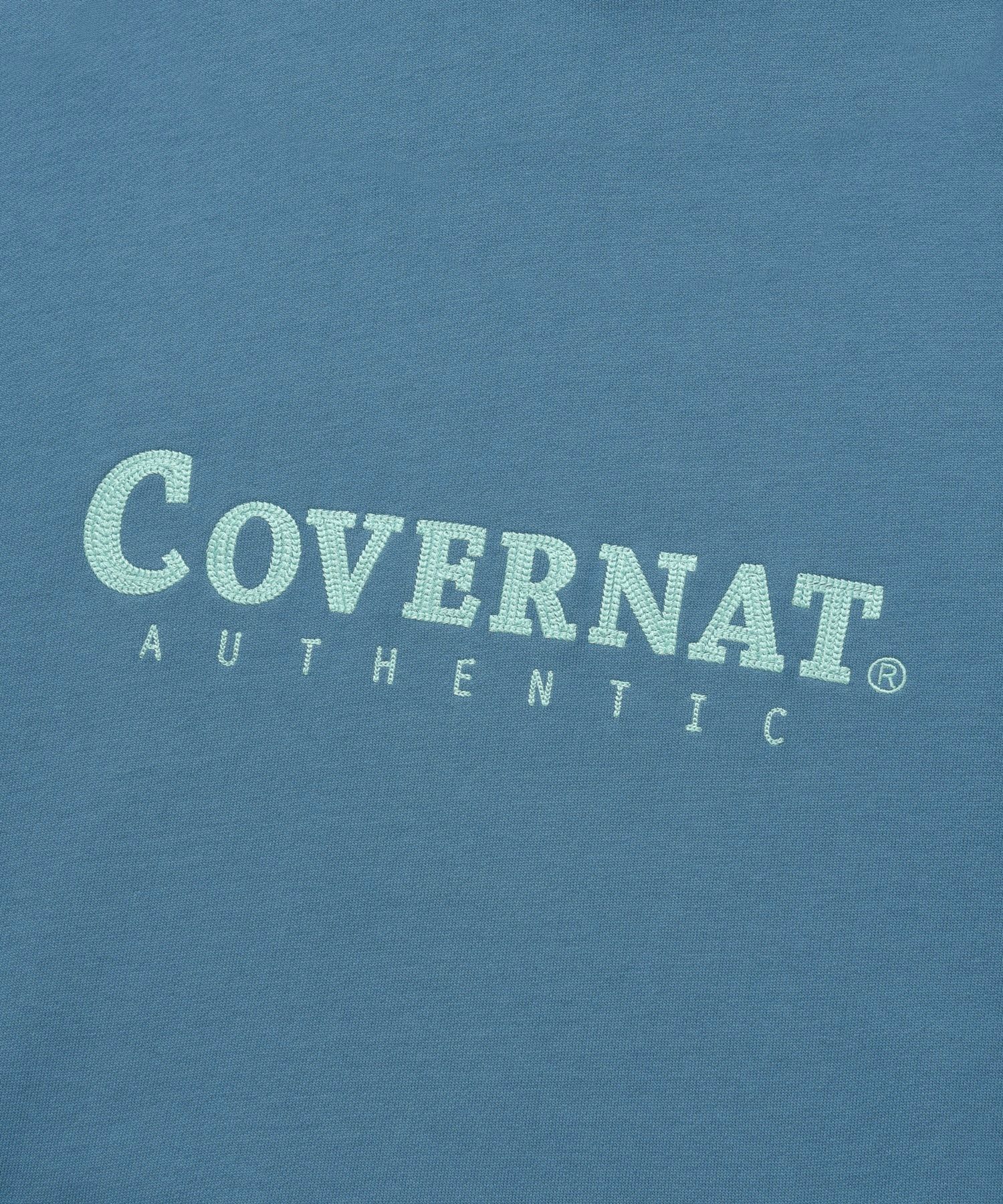 スウェット・トレーナー COVERNAT Small Authentic Logo Man to Man Blue Covernat Unisex Authentic Logo Sweatshirt Blue | Sweatshirts